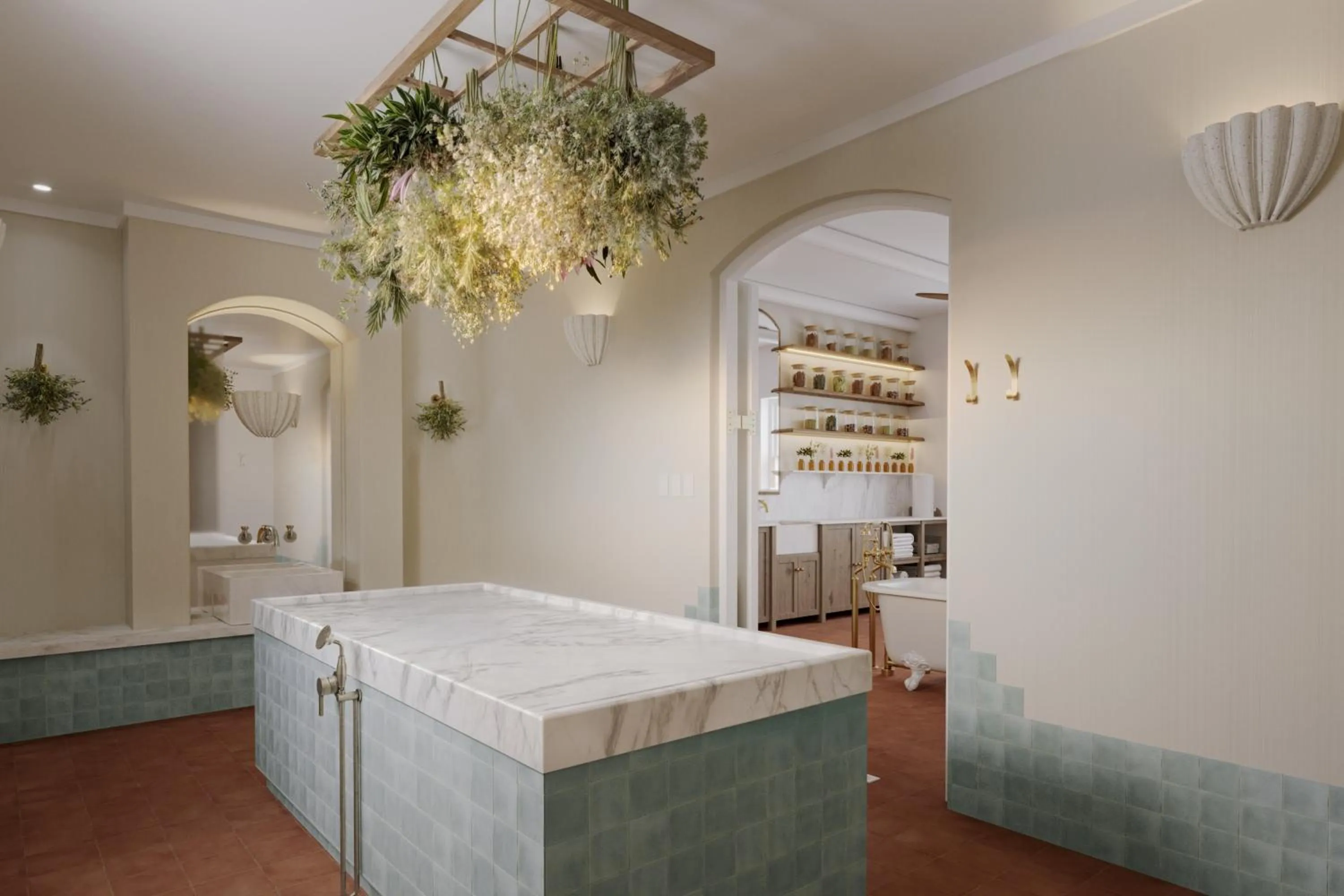 Public Bath, Bed in Spier Hotel and Wine Farm