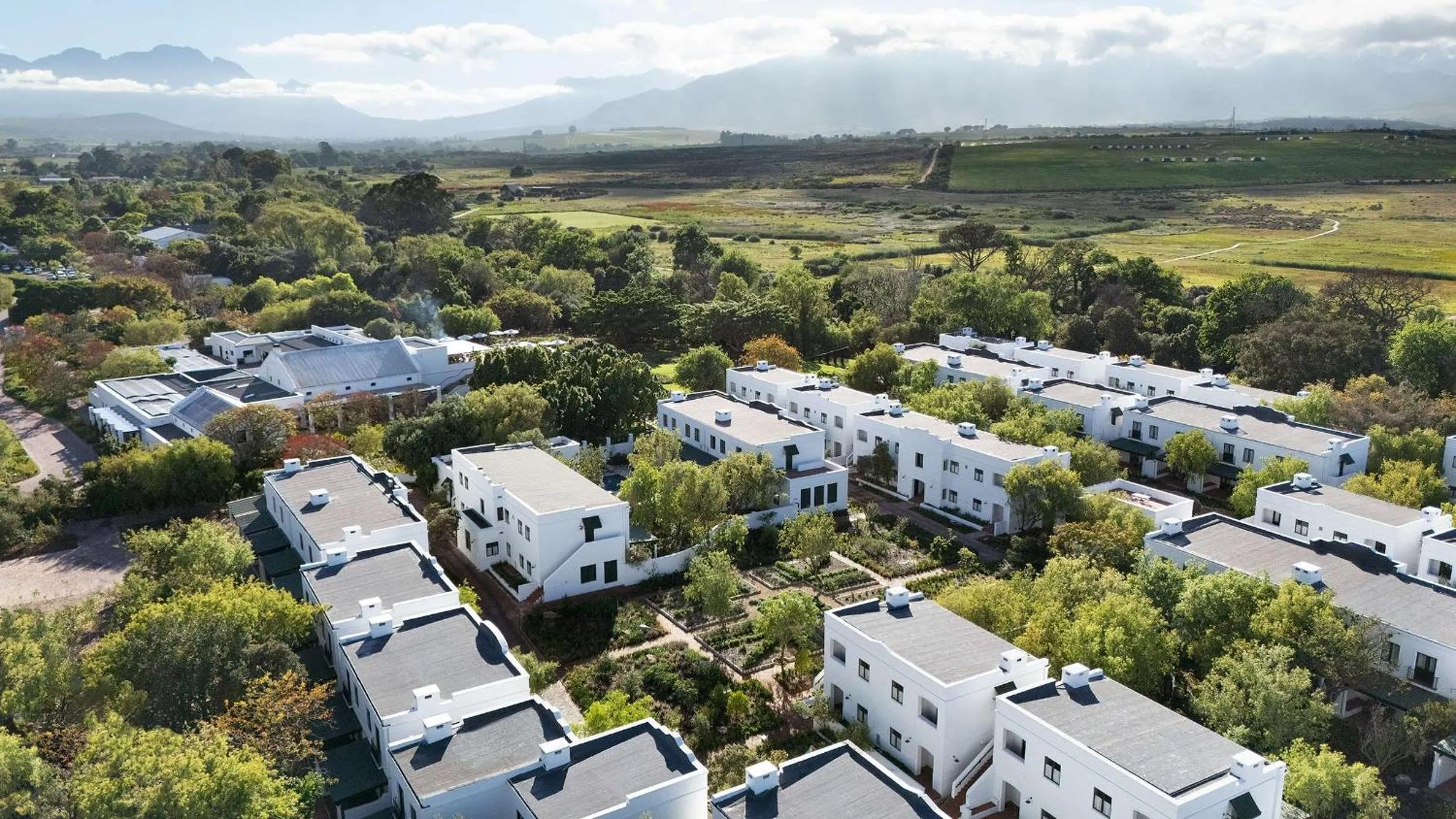 Property building in Spier Hotel and Wine Farm