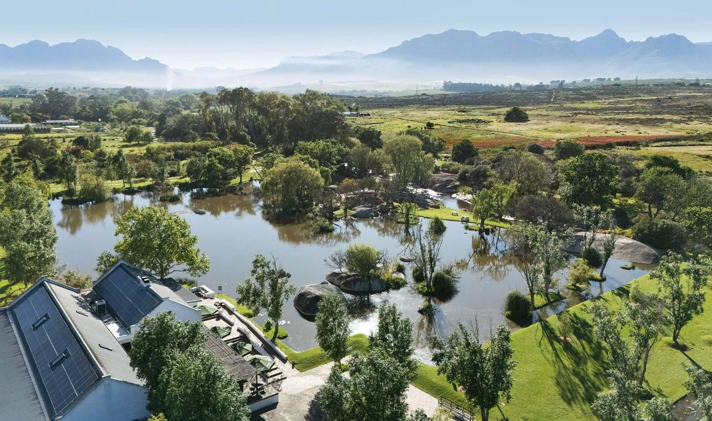 Bird's eye view in Spier Hotel and Wine Farm
