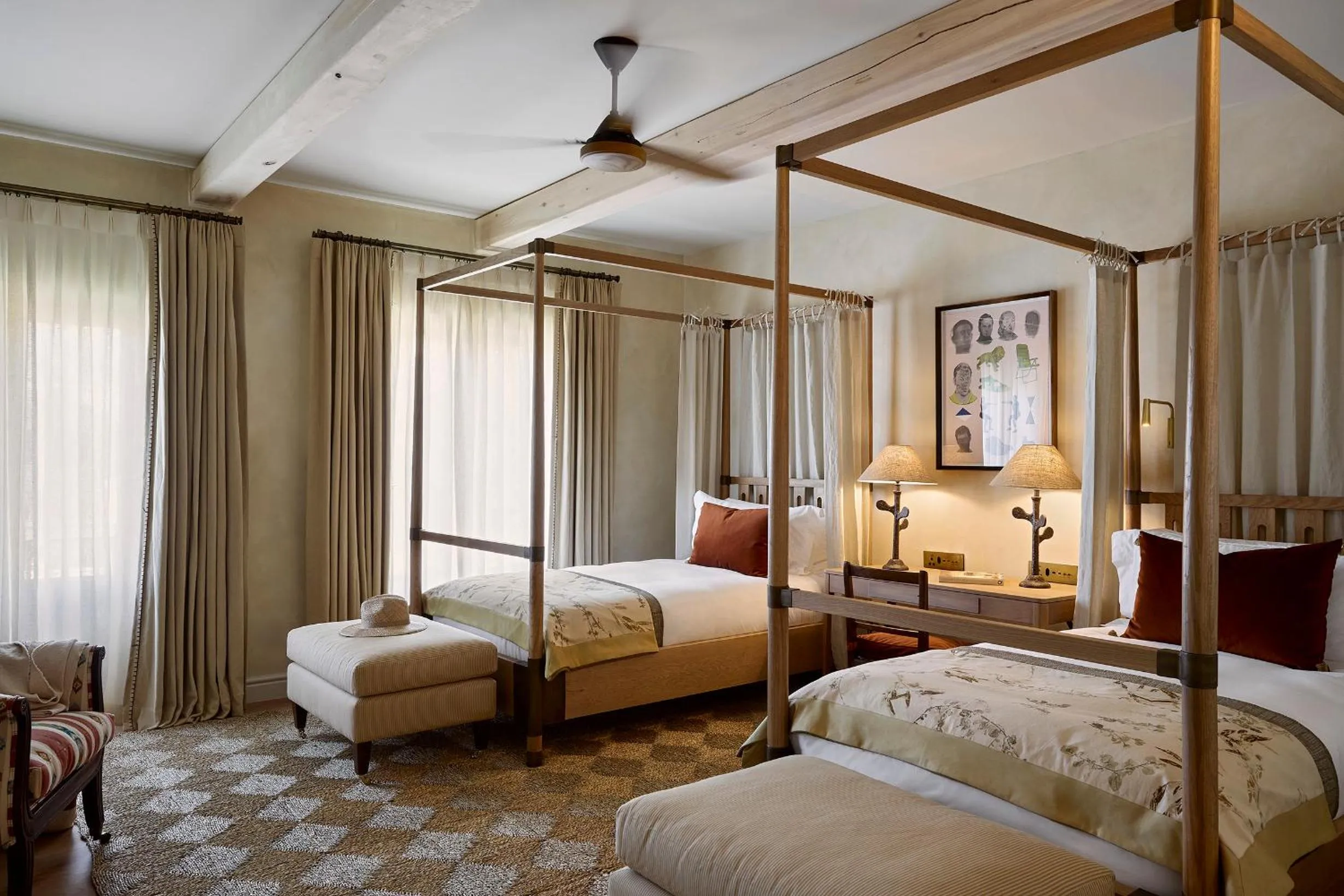 Bed in Spier Hotel and Wine Farm