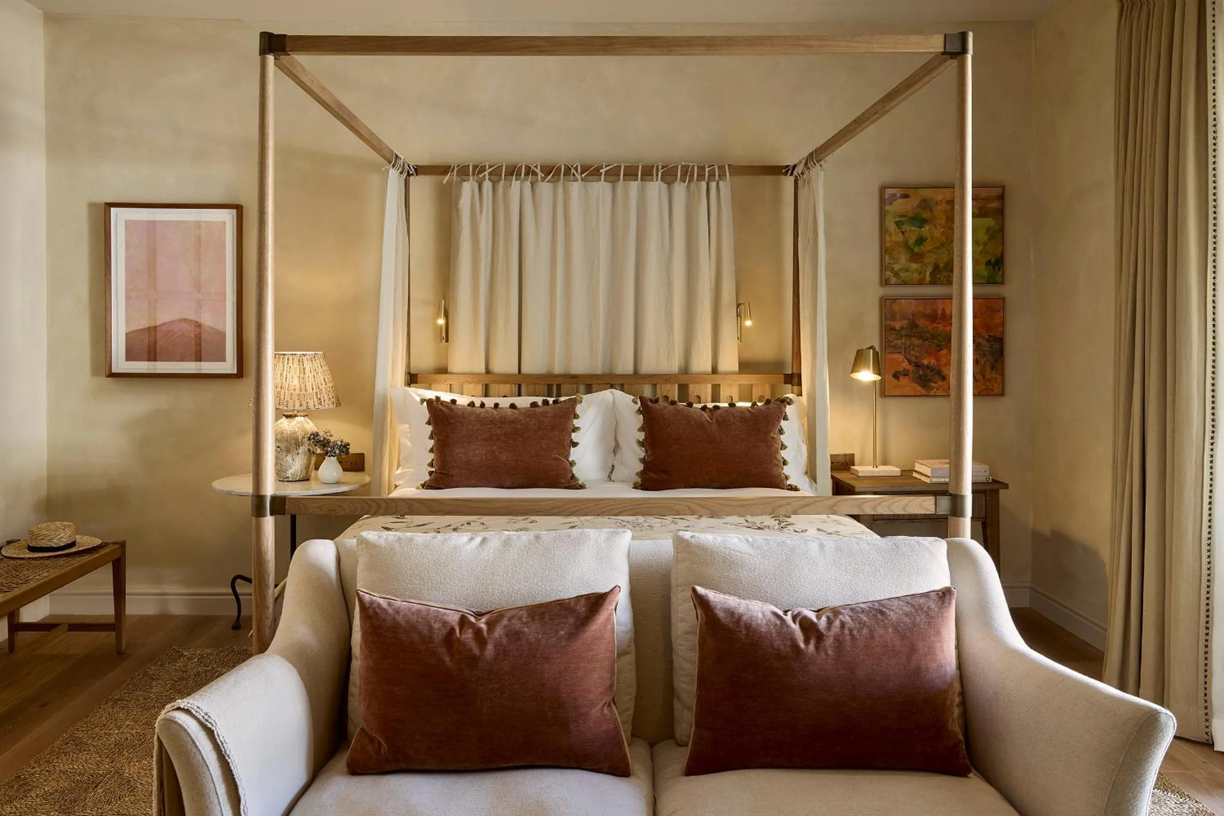 Bed in Spier Hotel and Wine Farm