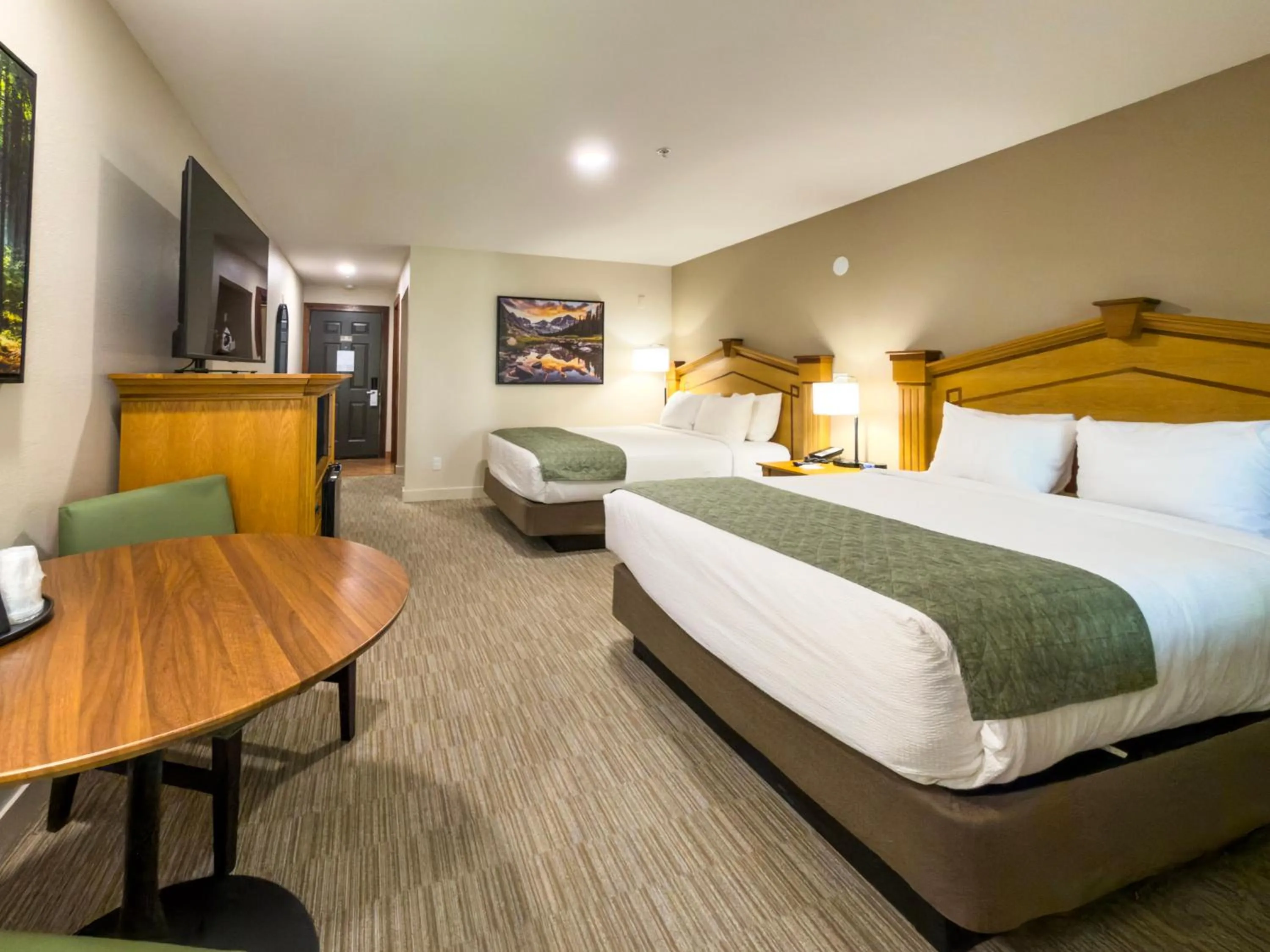 Bed in Carson Hot Springs Resort & Spa