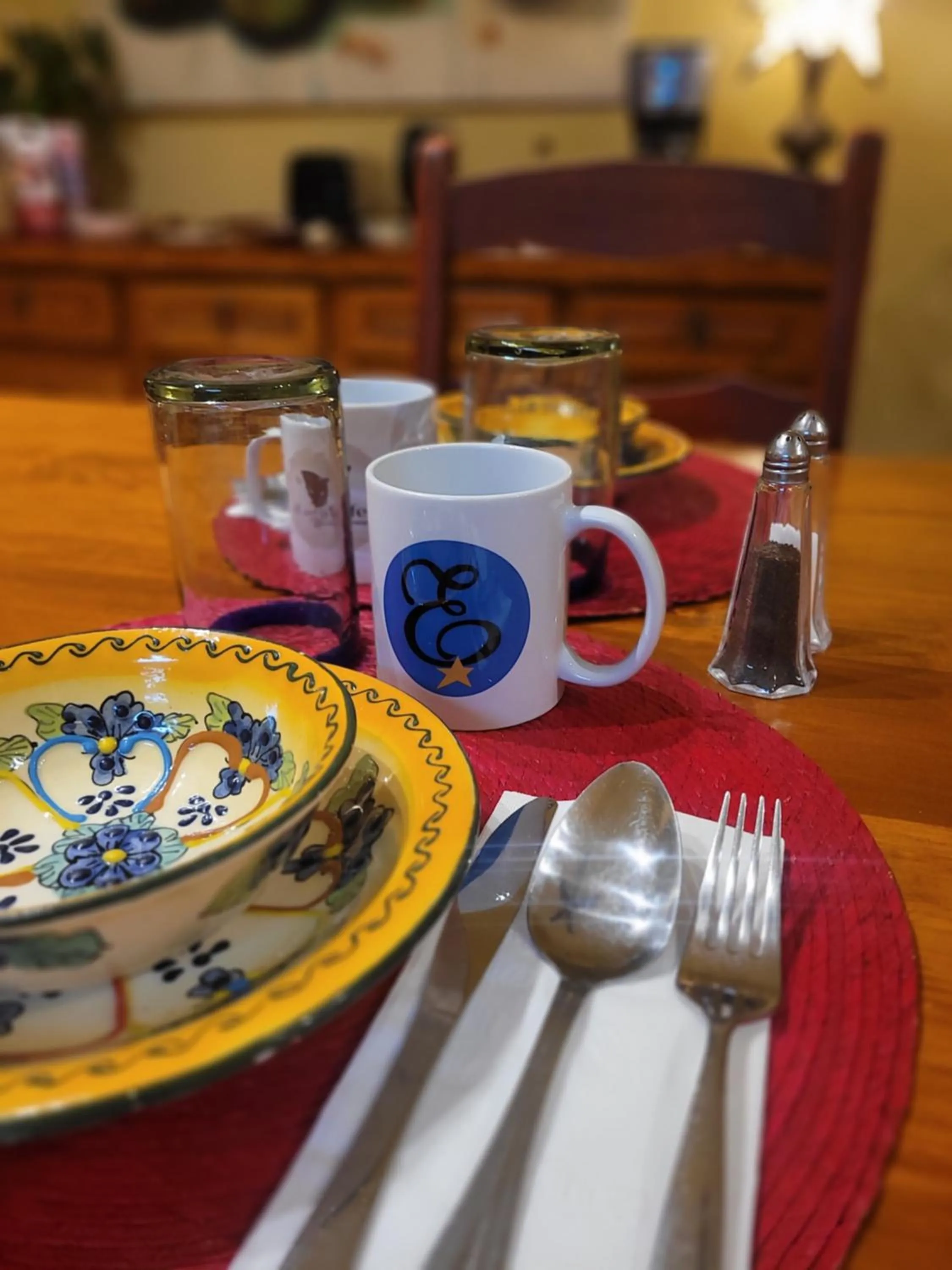 Food and drinks in Estrellita's Bed & Breakfast