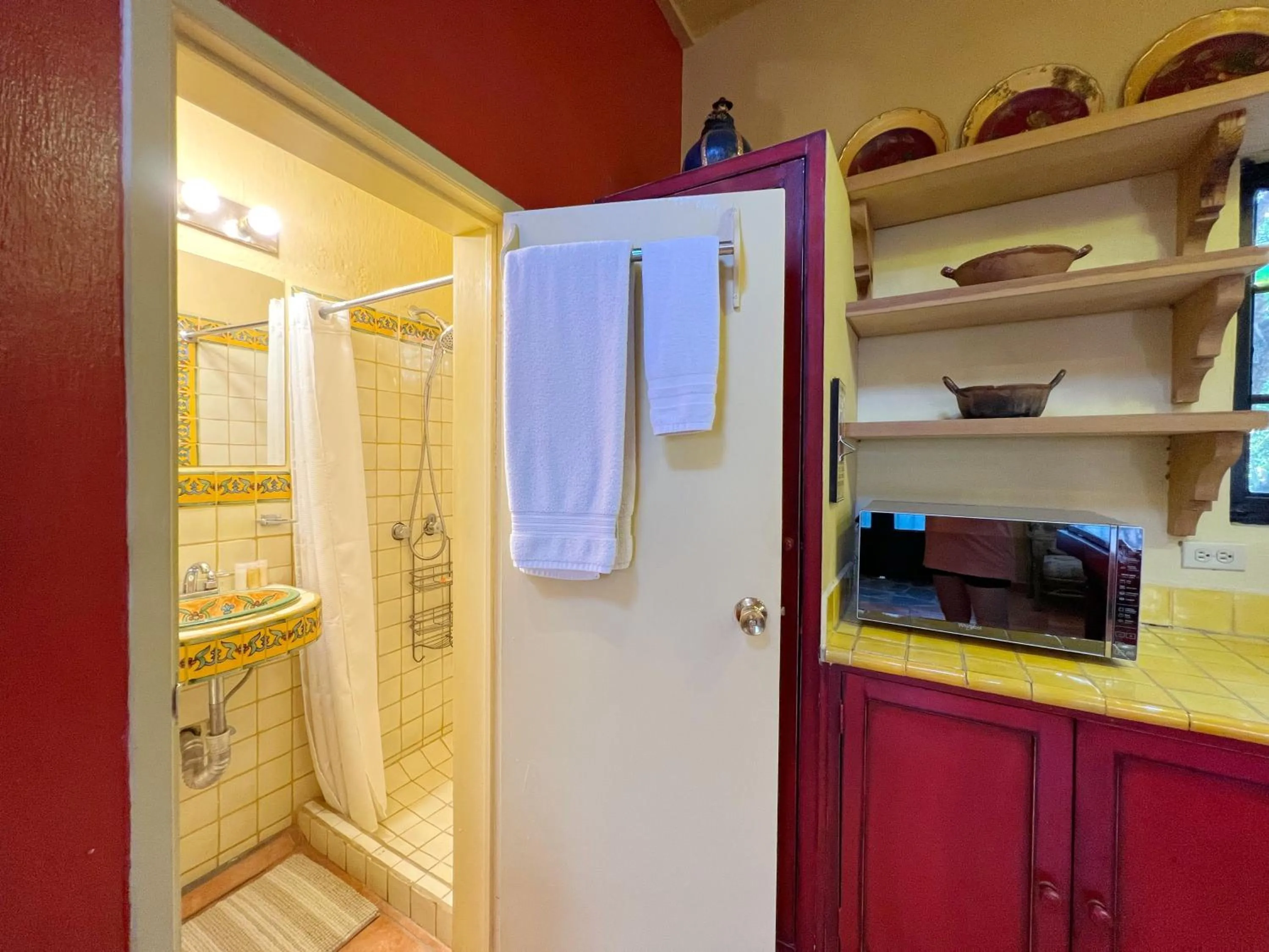 Shower in Estrellita's Bed & Breakfast