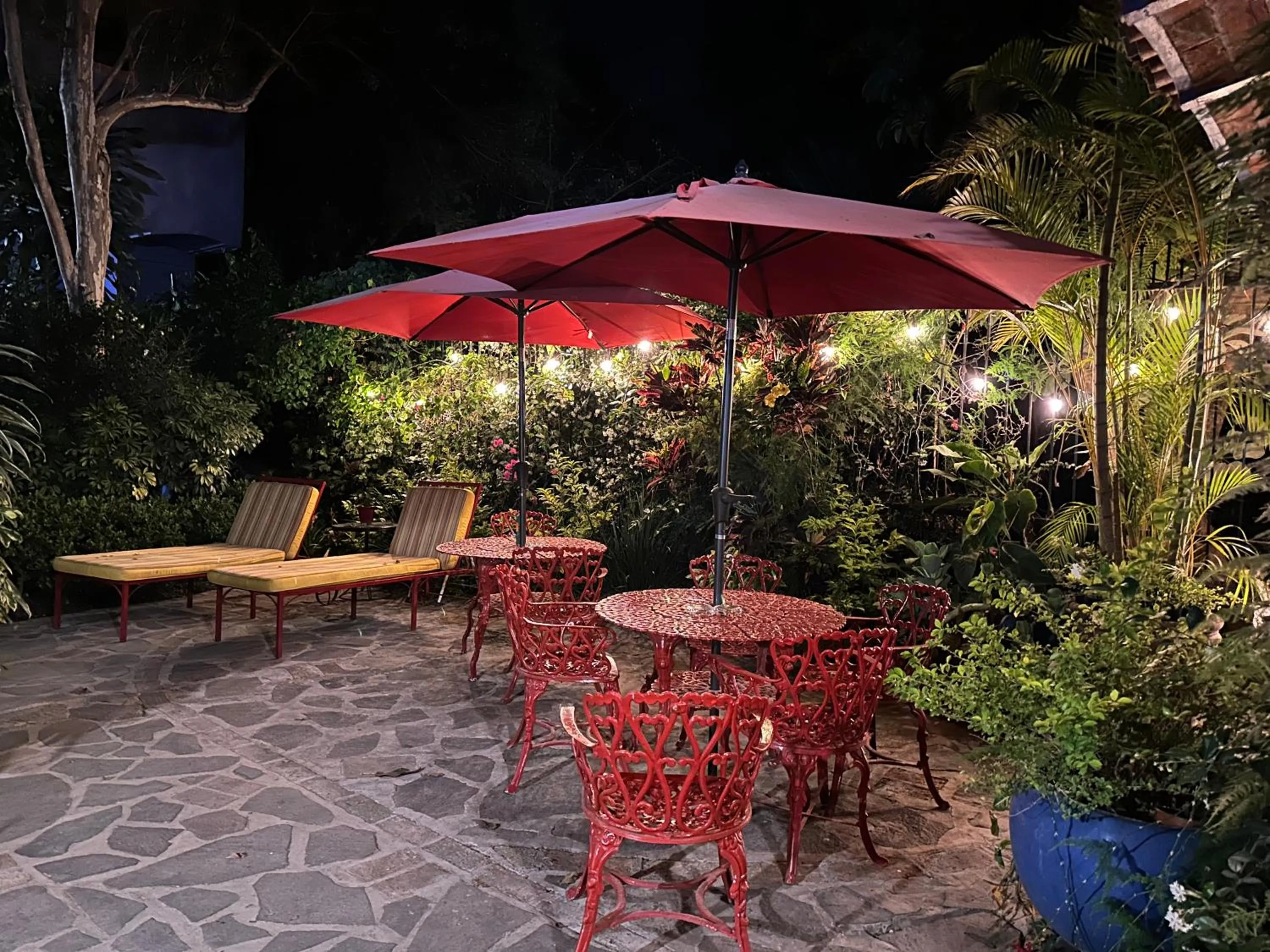 Patio in Estrellita's Bed & Breakfast