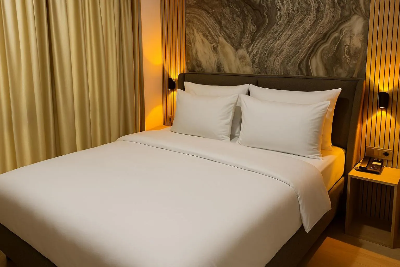 Bedroom, Bed in Positive Hotel