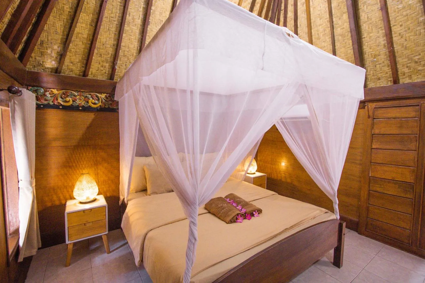 Bed in Color Cottage