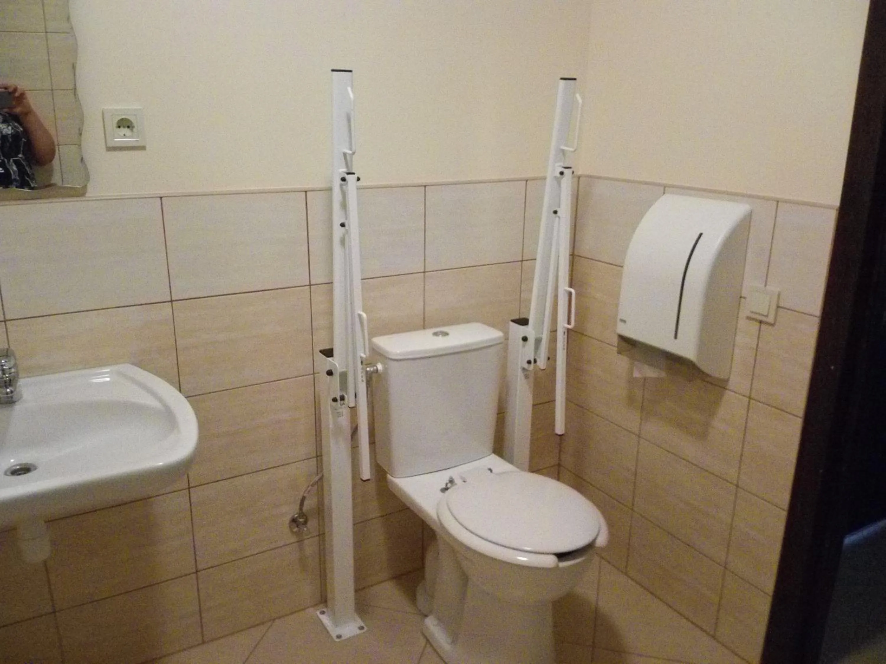 Toilet in Bella Riga Hotel with Self-Check in