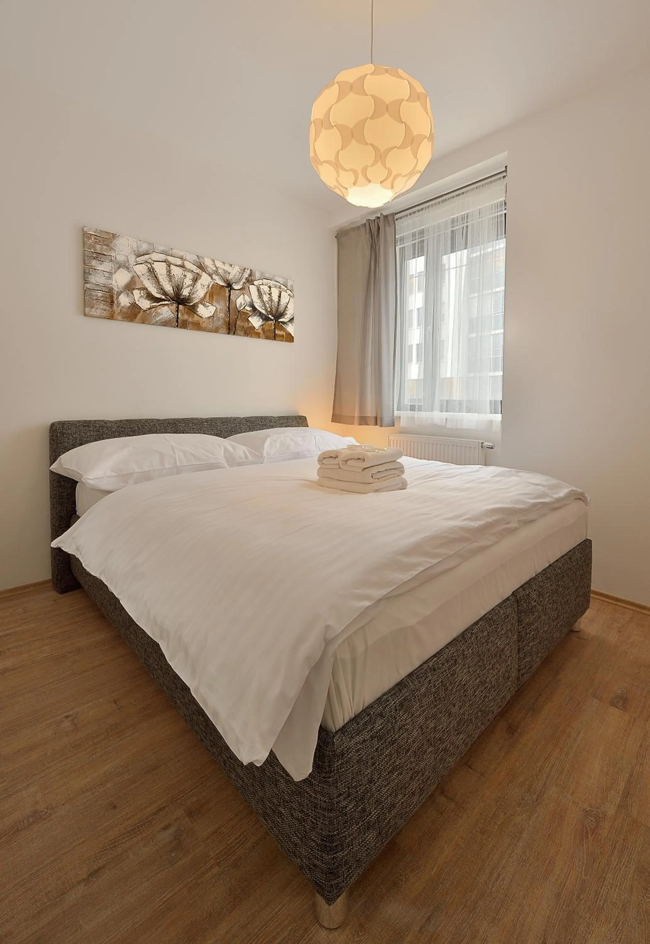 Bedroom, Bed in Charming & Cozy Ambiente Apartments