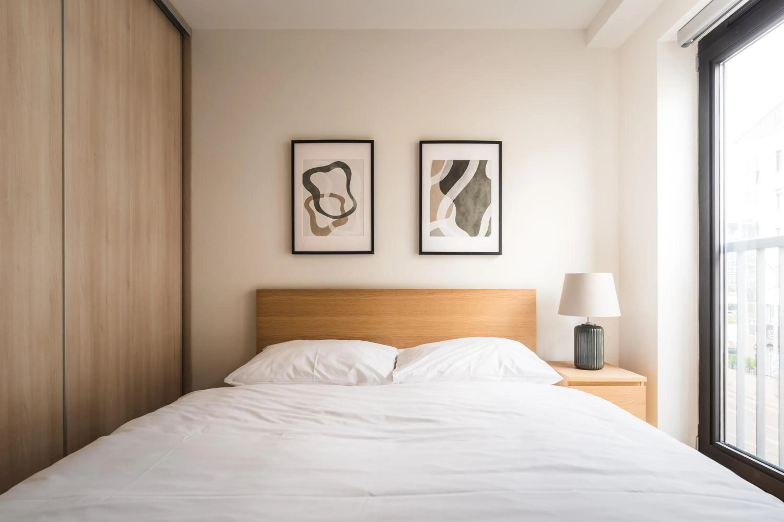 Bedroom, Bed in Charming & Cozy Ambiente Apartments