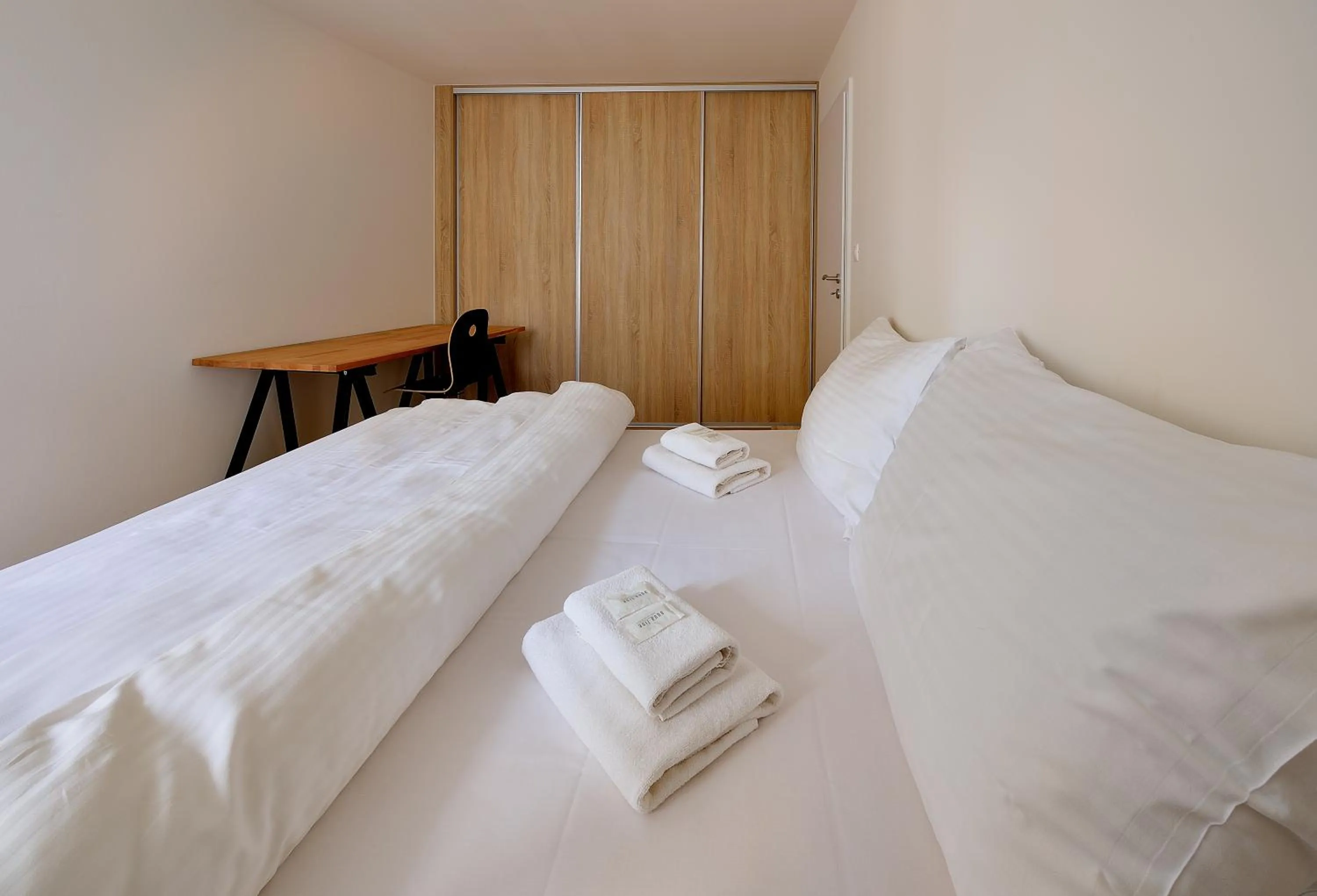 Bedroom, Bed in Charming & Cozy Ambiente Apartments