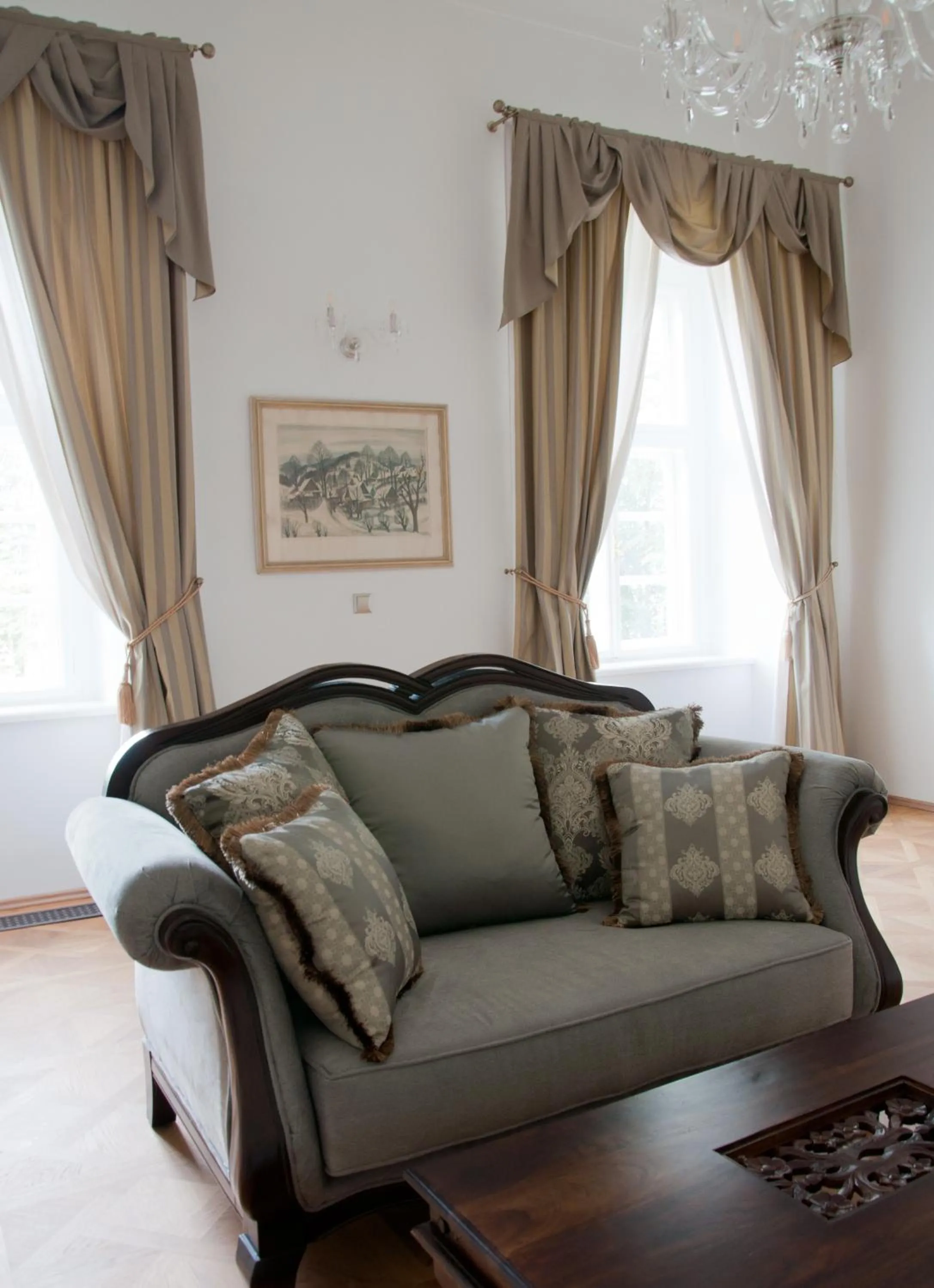 Living room in Zámek Jeseník Nad Odrou