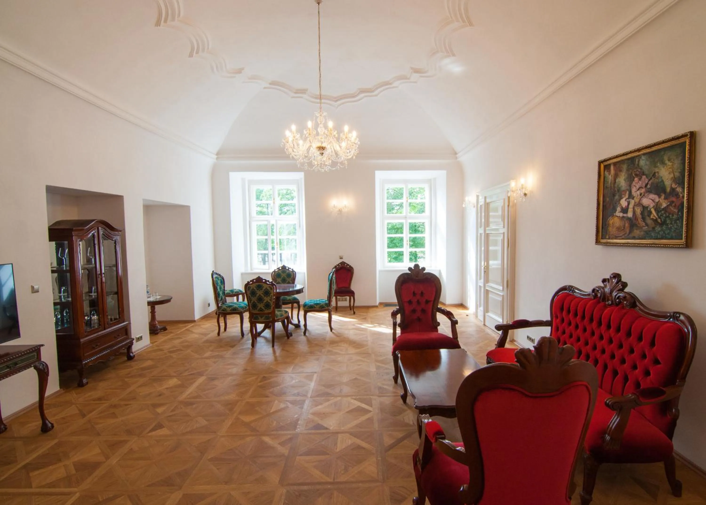 Living room in Zámek Jeseník Nad Odrou