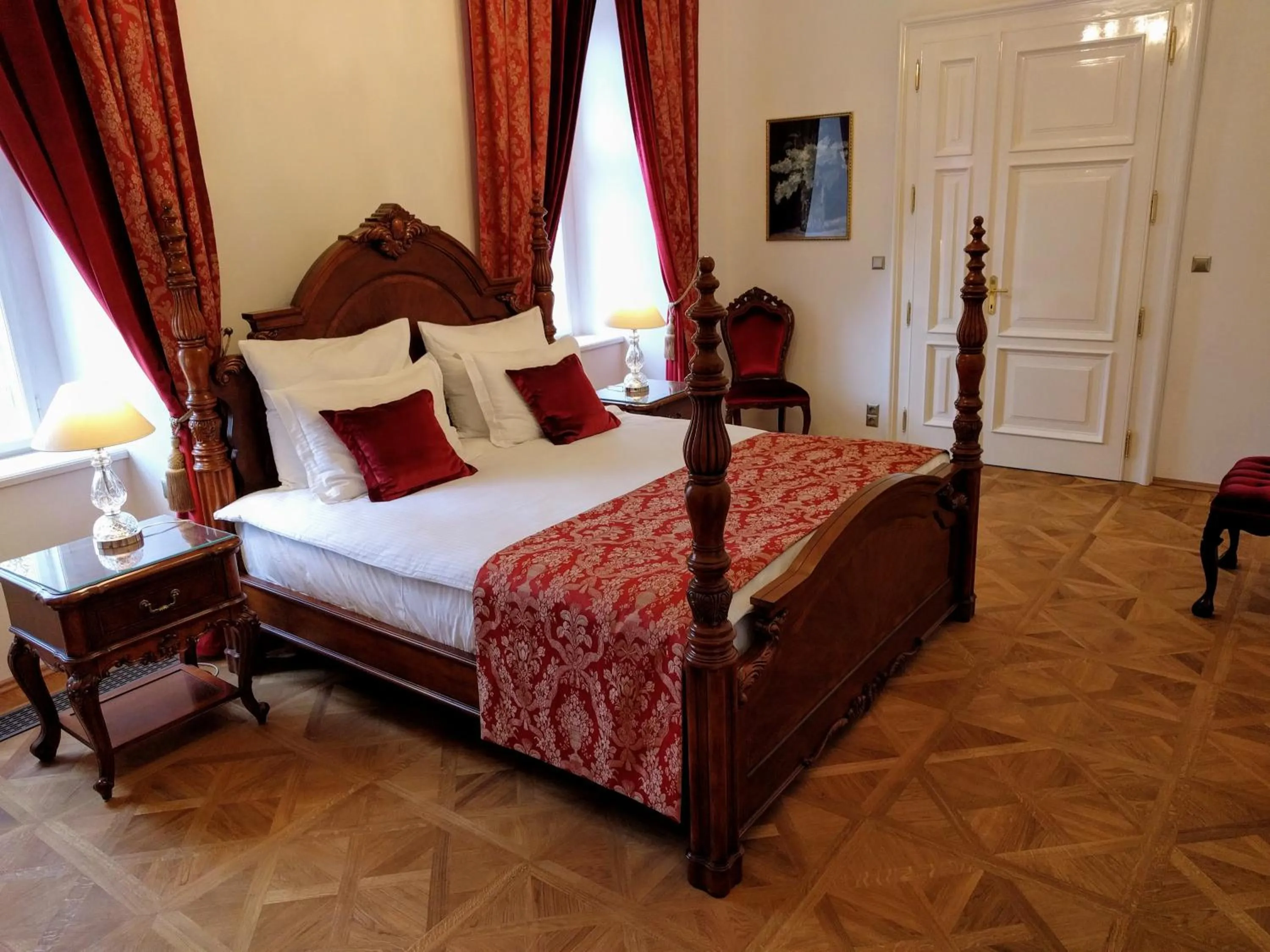 Bedroom, Bed in Zámek Jeseník Nad Odrou