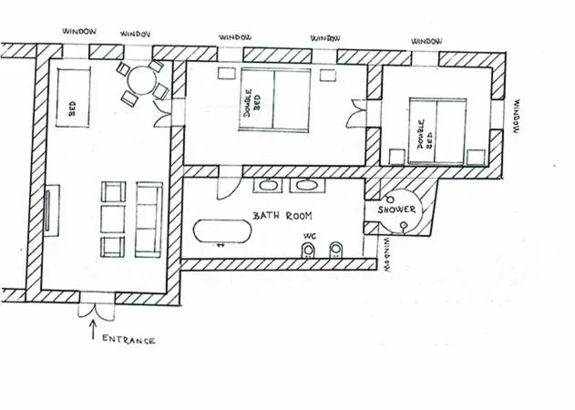 Floor plan in Zámek Jeseník Nad Odrou