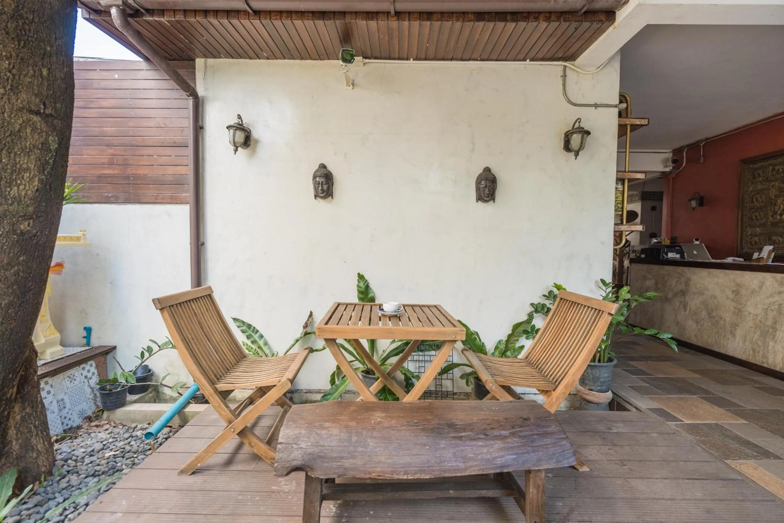 Seating area in Yi's Garden Villa