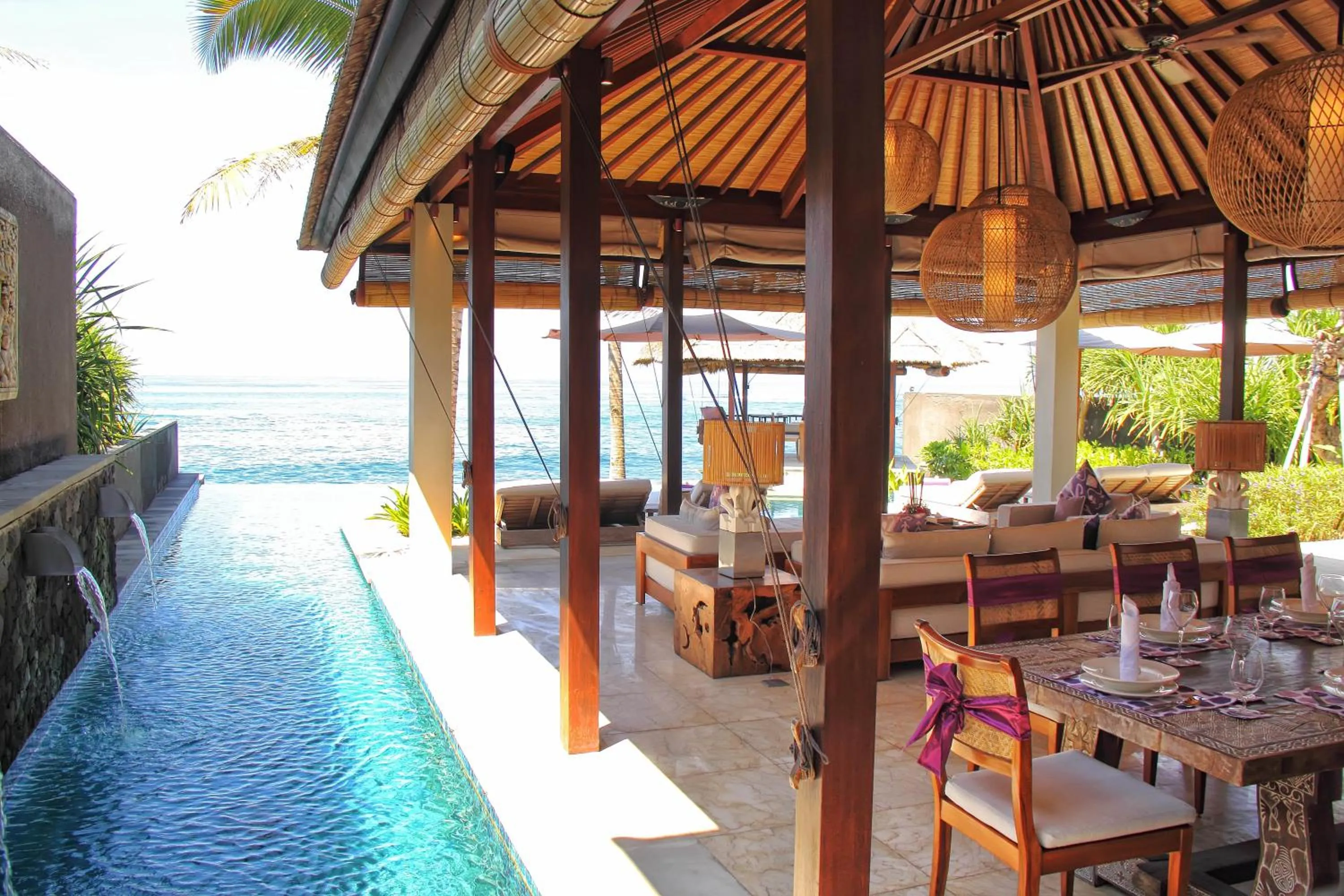 Dining area in Anapuri Villas