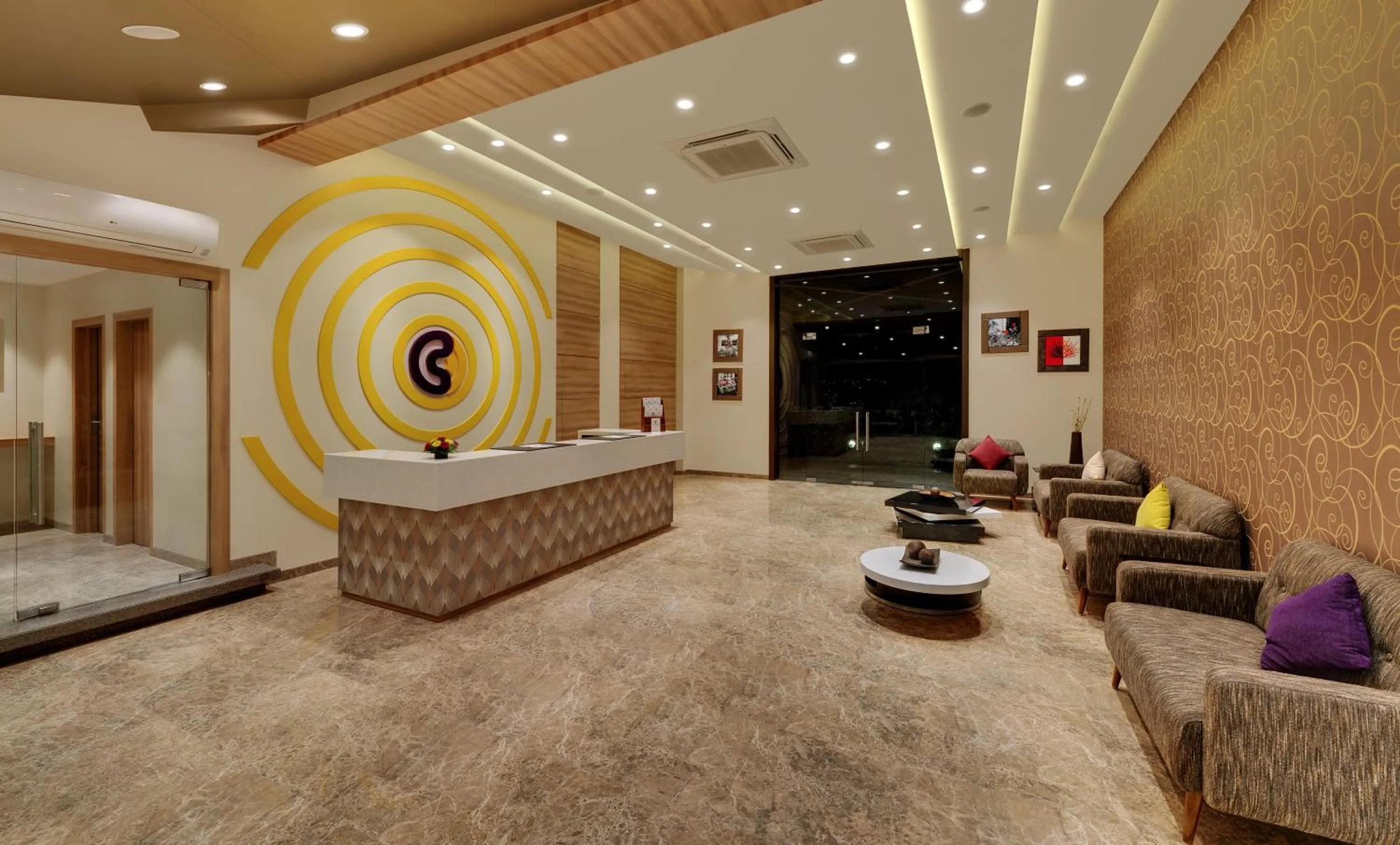 Lobby or reception in Click Hotel Bhuj
