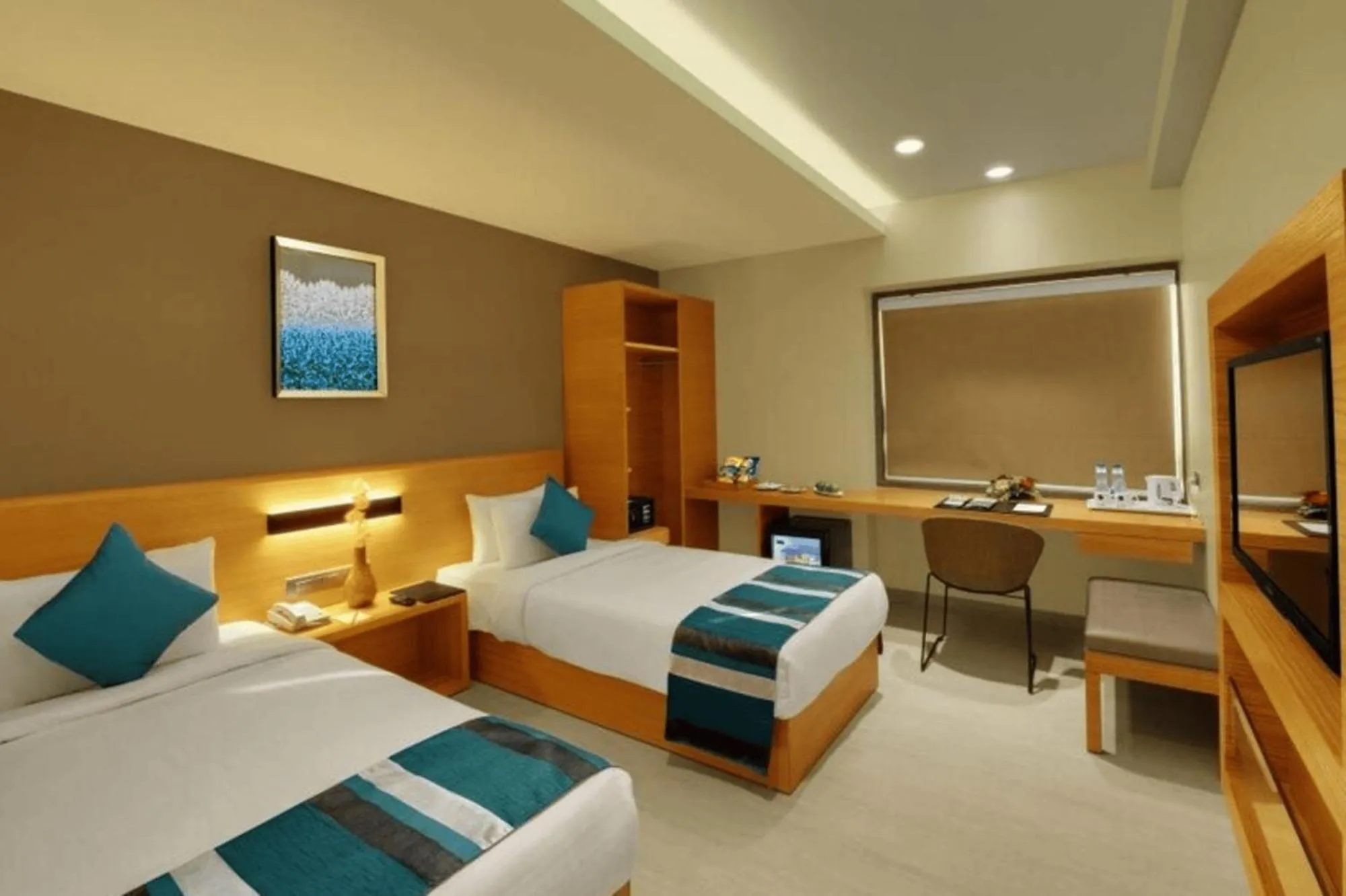 Bedroom, Bed in Click Hotel Bhuj