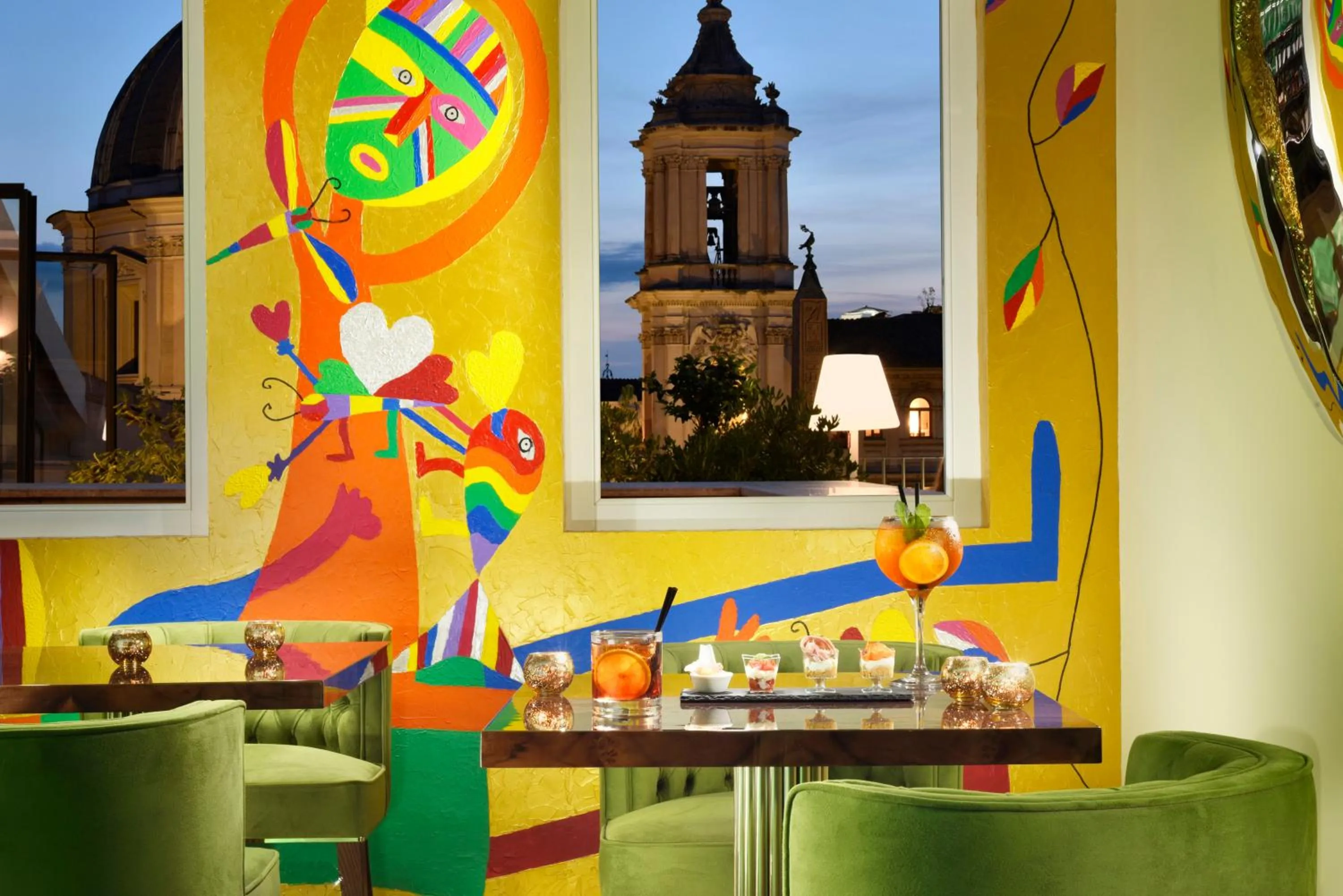 Lounge or bar in Lifestyle Suites Rome