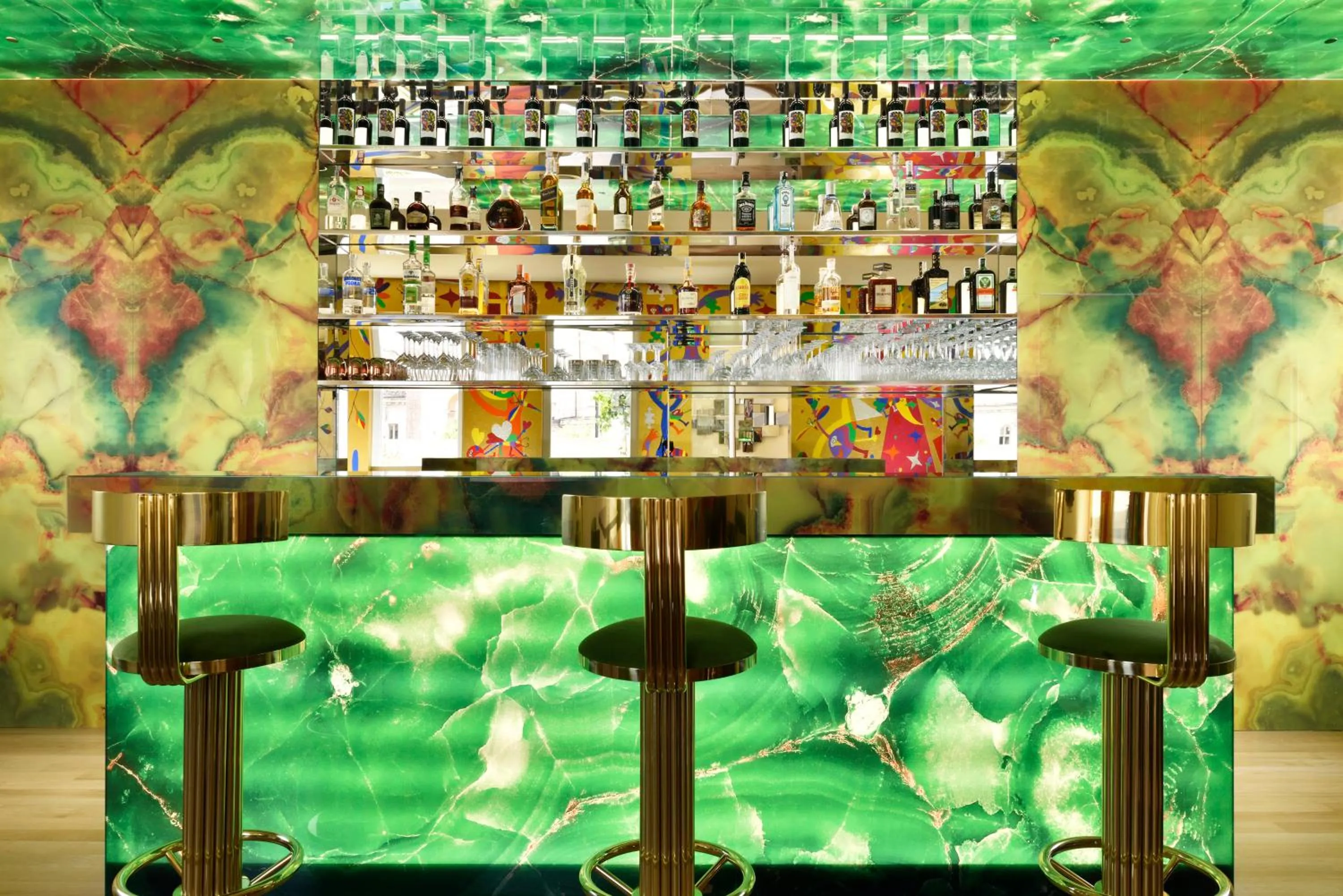 Lounge or bar in Lifestyle Suites Rome