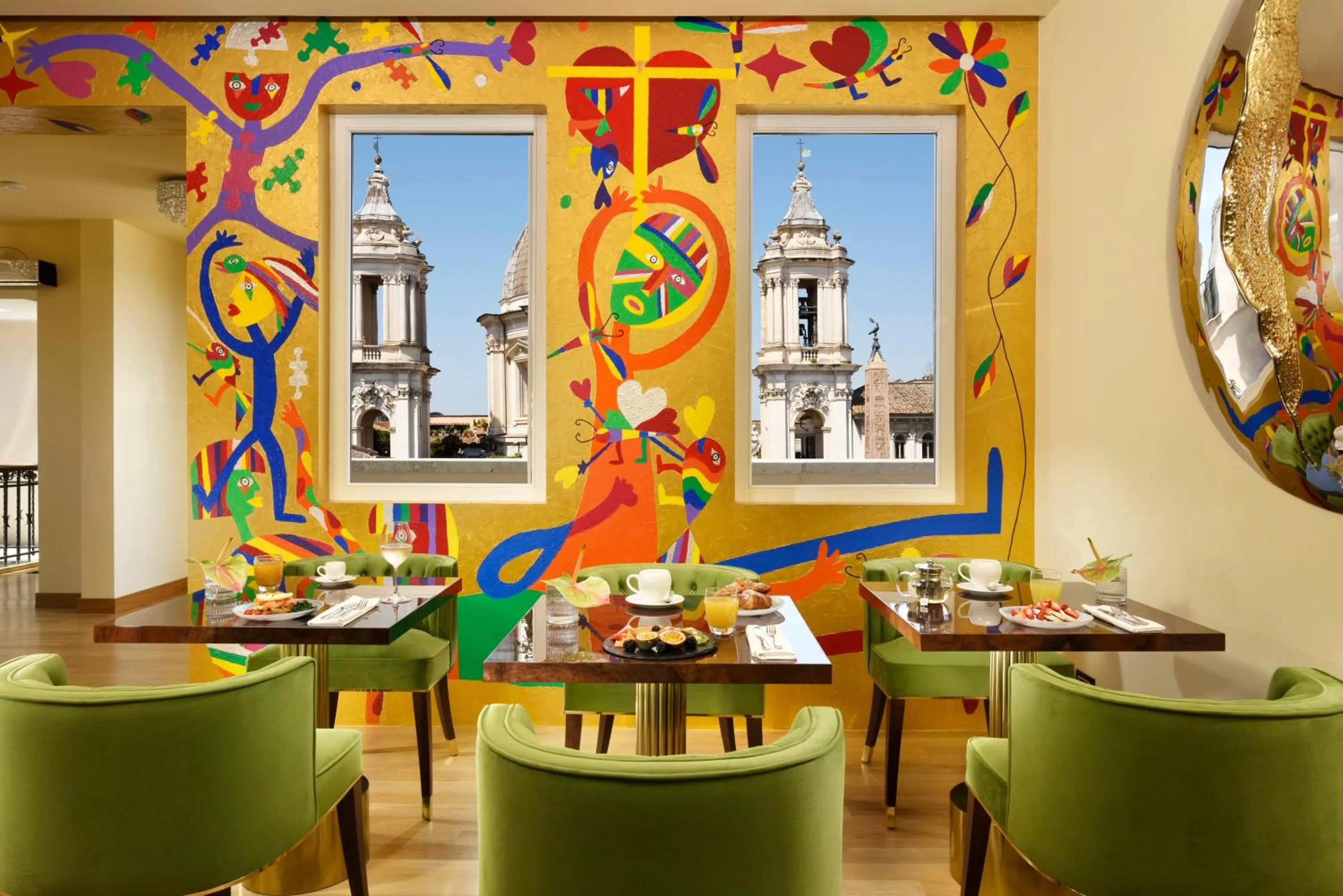 Lounge or bar in Lifestyle Suites Rome