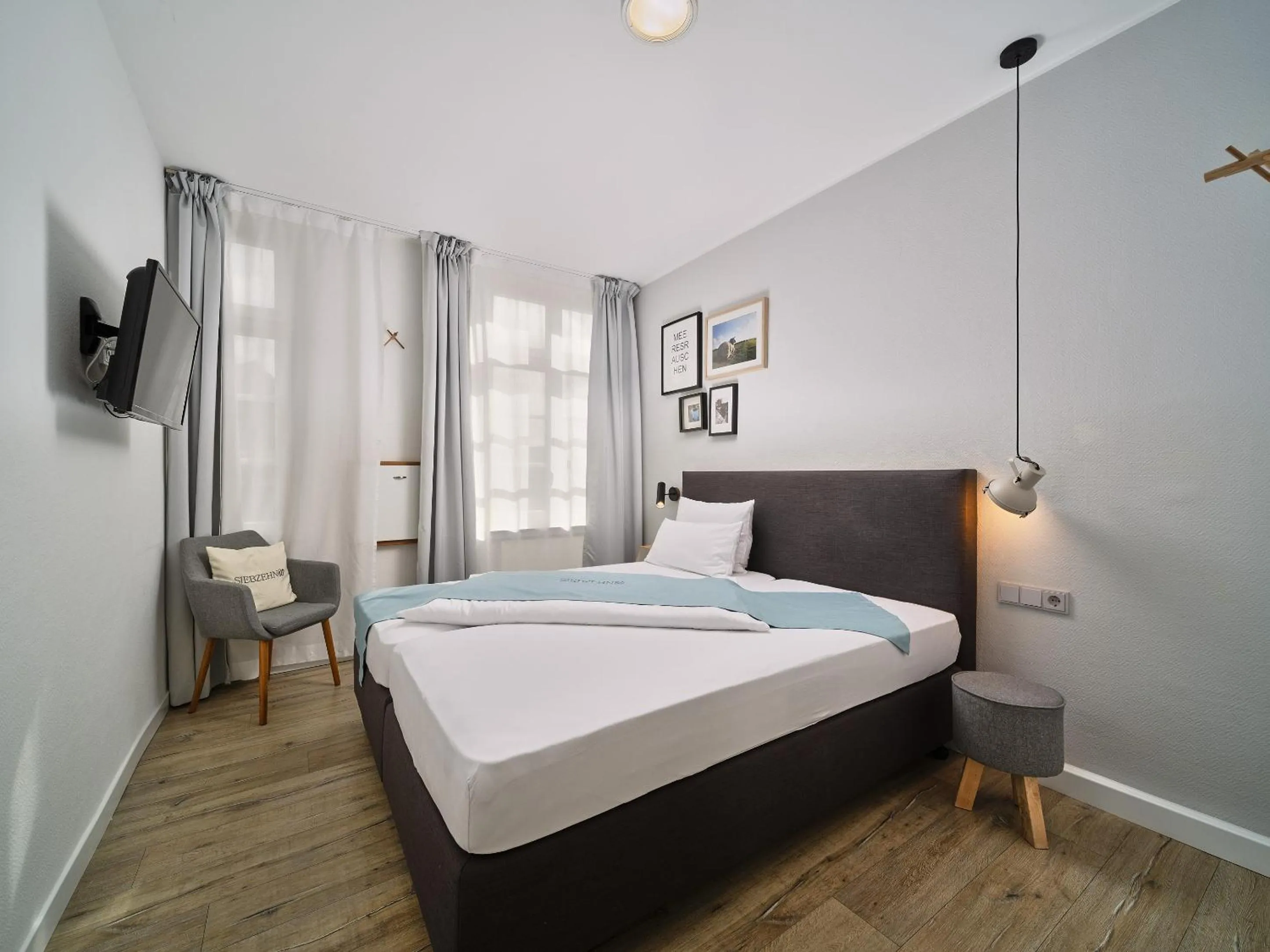 Bed in Hotel Siebzehn80