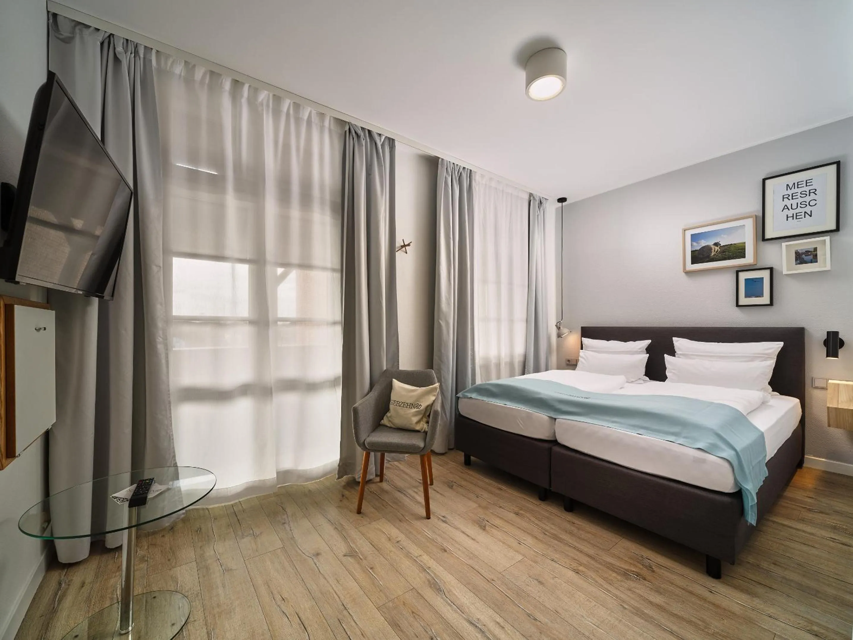 Bed in Hotel Siebzehn80