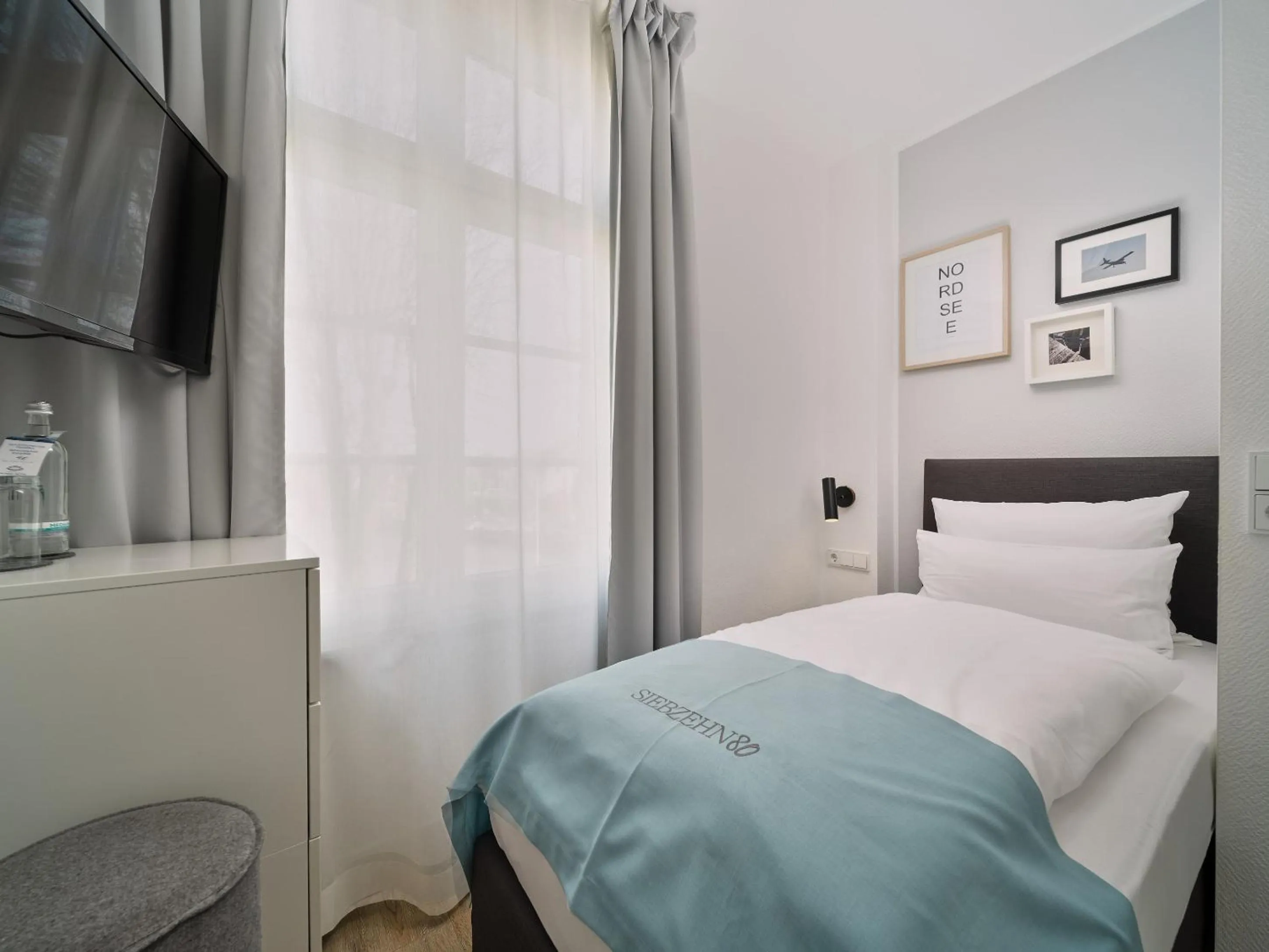 Bed in Hotel Siebzehn80