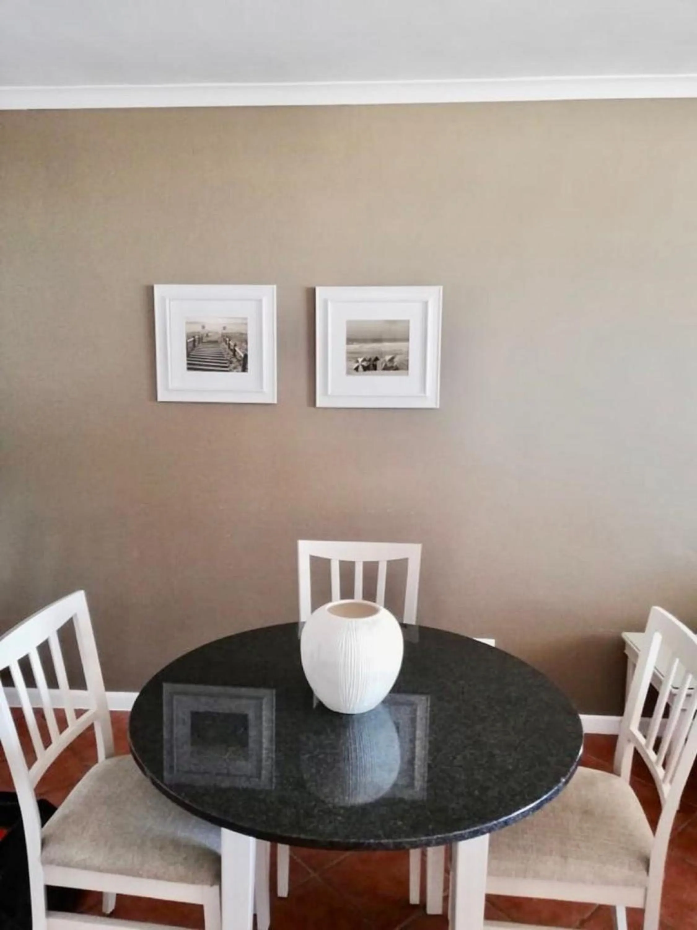Seating area in Cape Town Beachfront Apartments at Leisure Bay