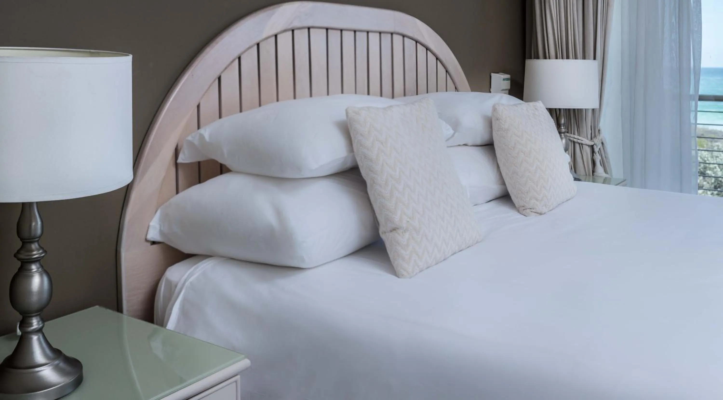 Bed in Cape Town Beachfront Apartments at Leisure Bay