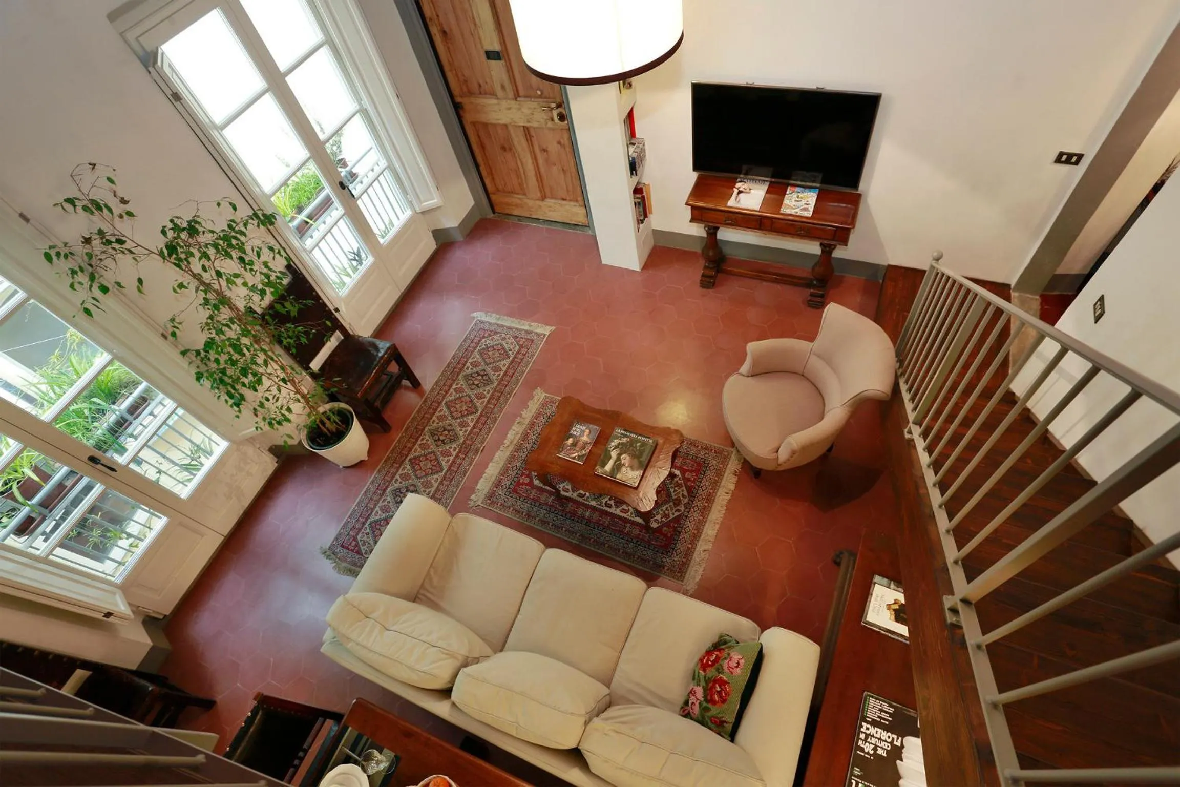 Seating area in Florence Pitti Loft