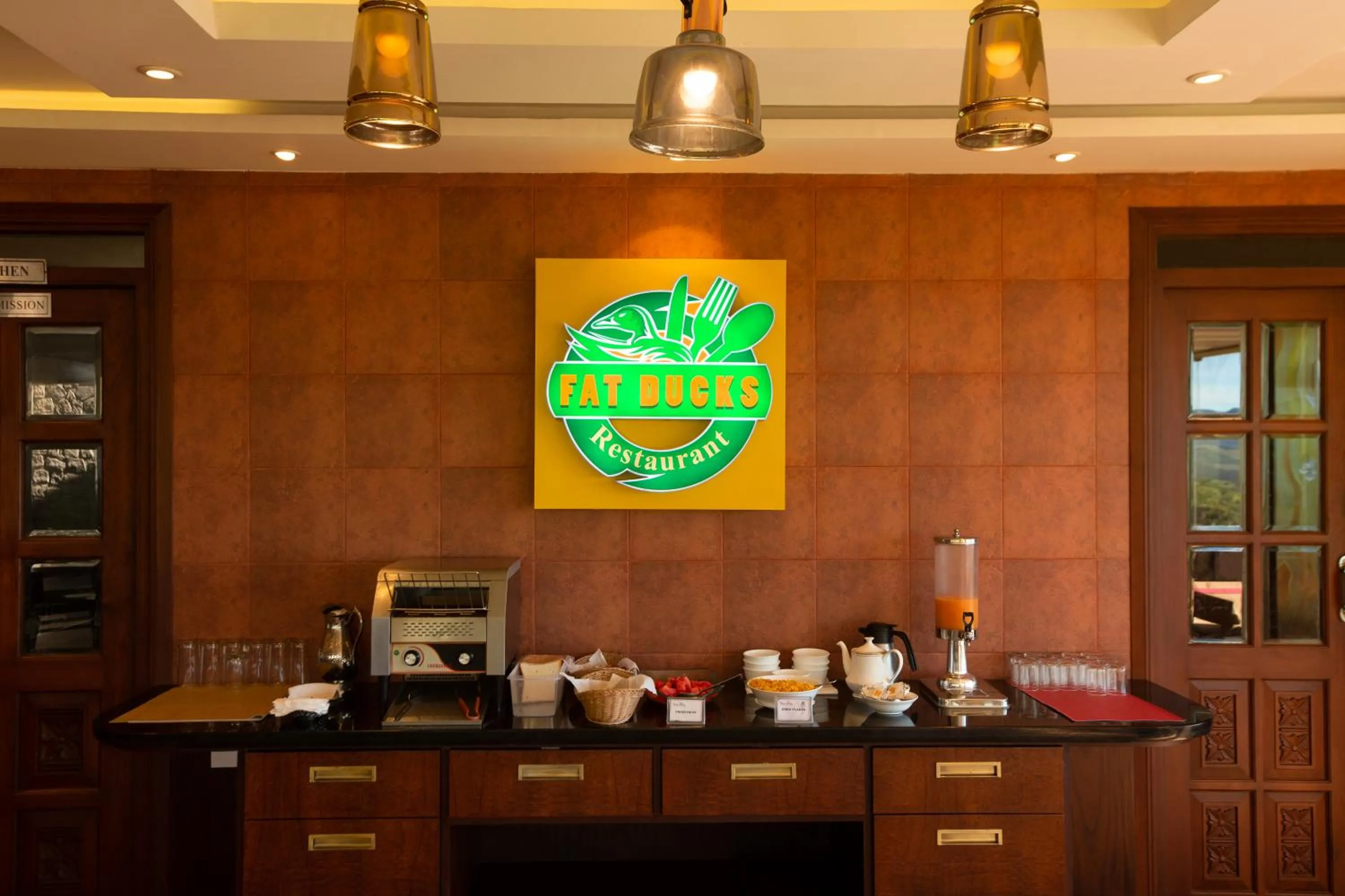 Food and drinks in Western Valley Resorts Ooty