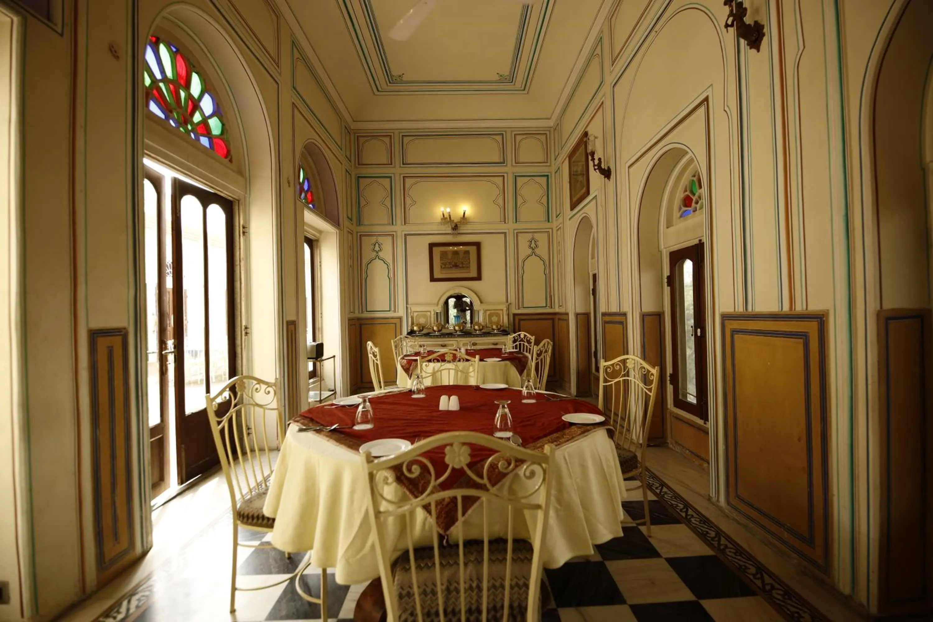 Dining area in Castle Kanota