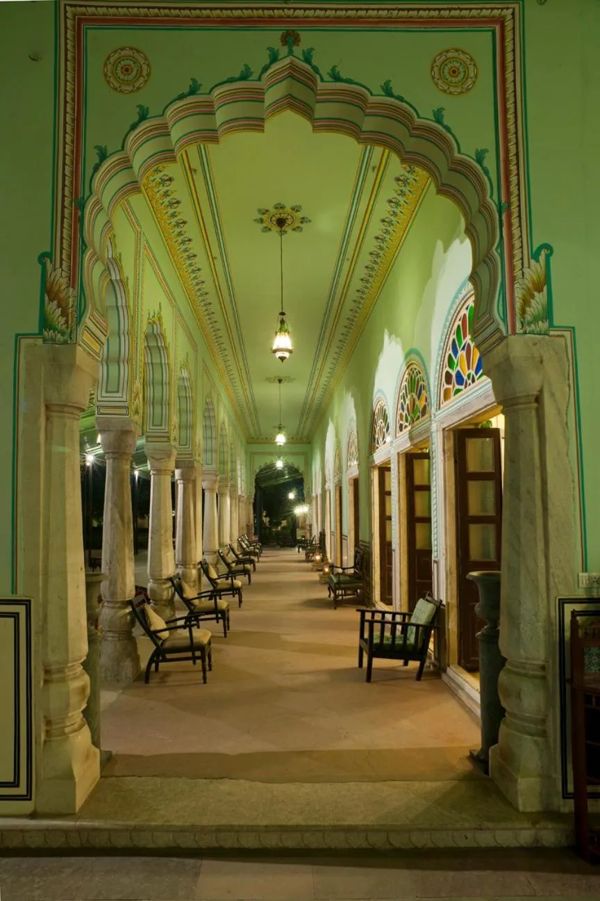 Inner courtyard view in Castle Kanota
