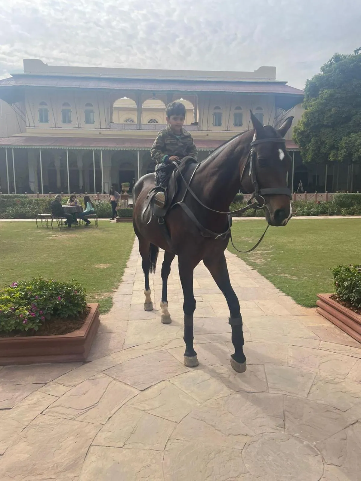 Horse-riding in Castle Kanota