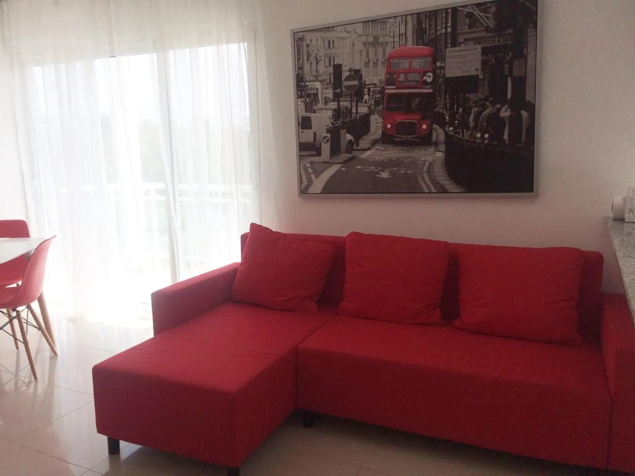 Living room in Vista Marina Residence