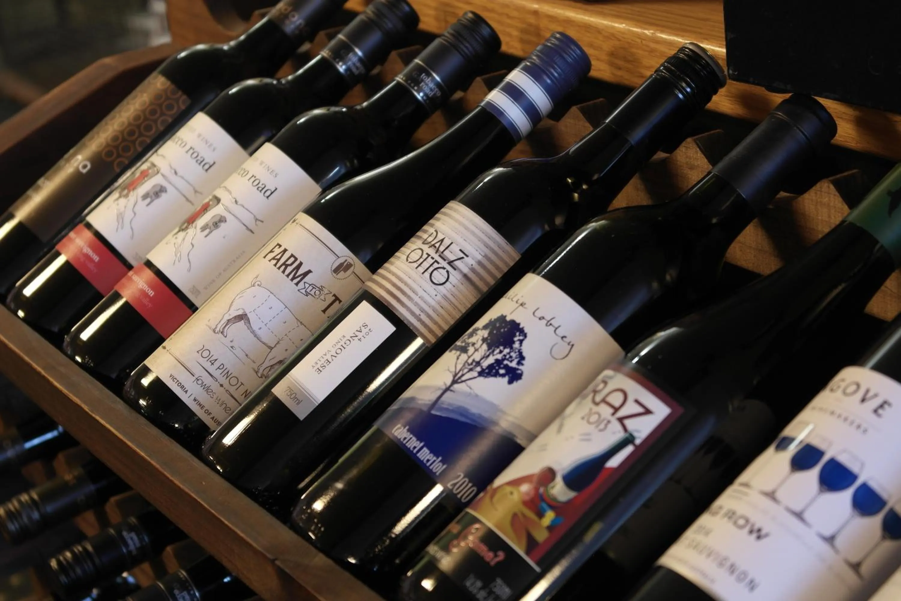 Alcoholic drinks in The Corner Hotel Alexandra