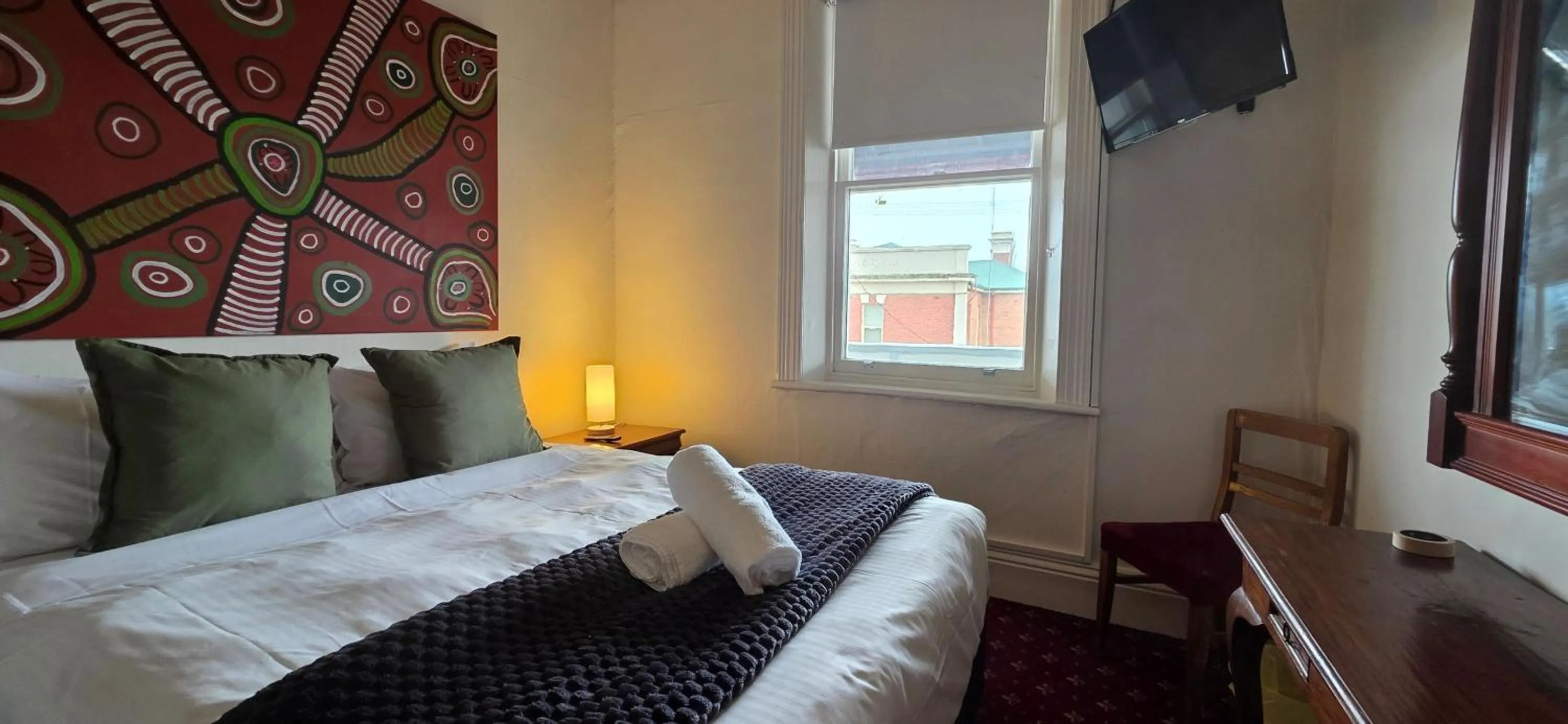 Bedroom, Bed in The Corner Hotel Alexandra