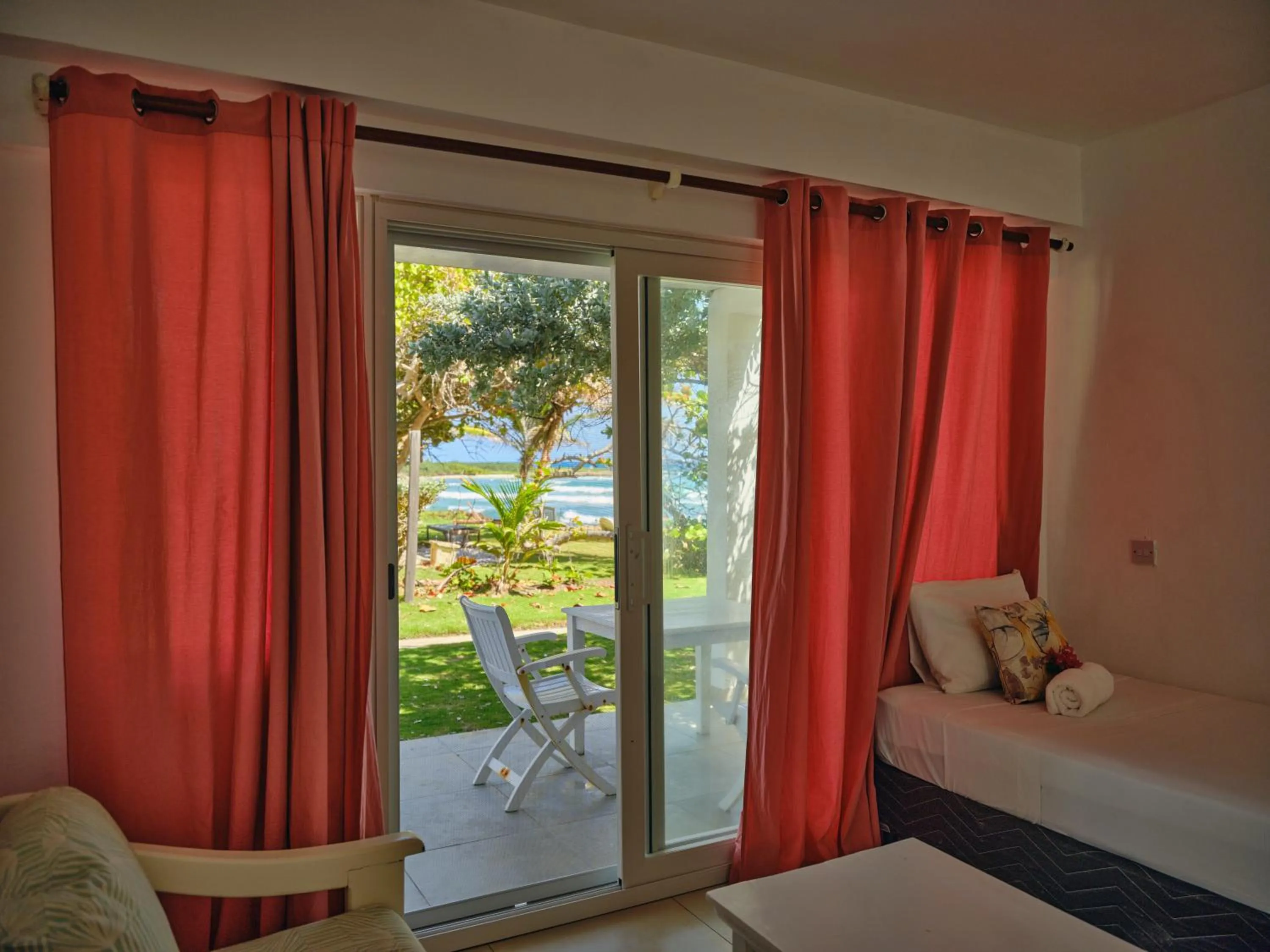 Bed in Ocean Spray Apartments