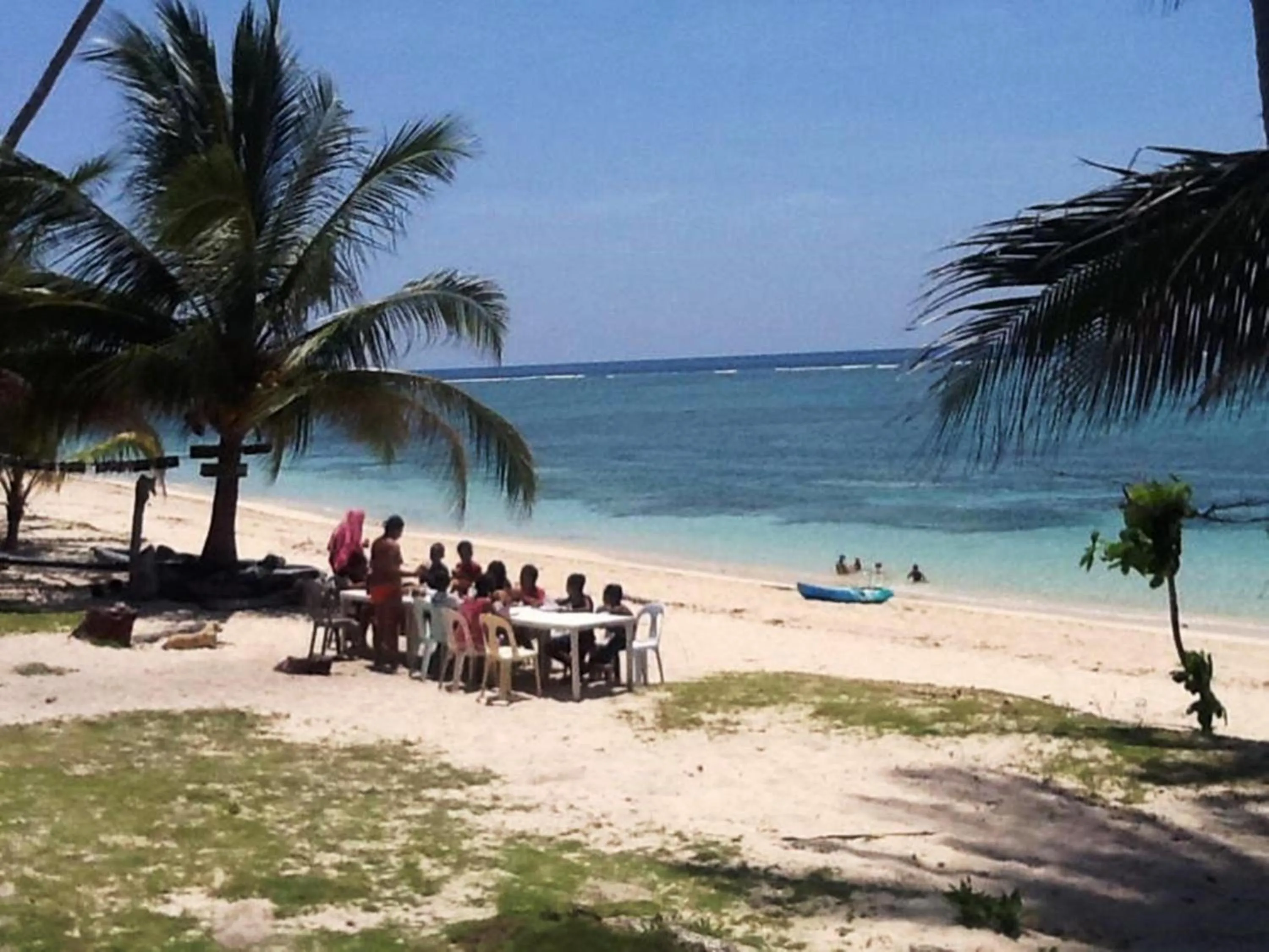 People in Whitesands Beach Resort