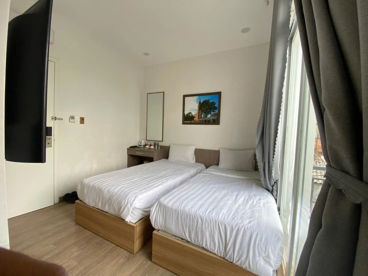 Bed in Ami Hotel Dalat