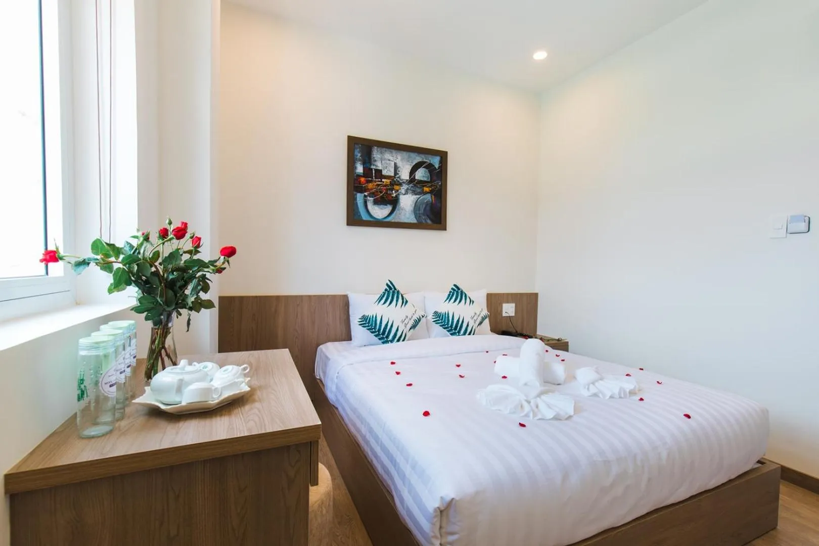 Bed in Ami Hotel Dalat