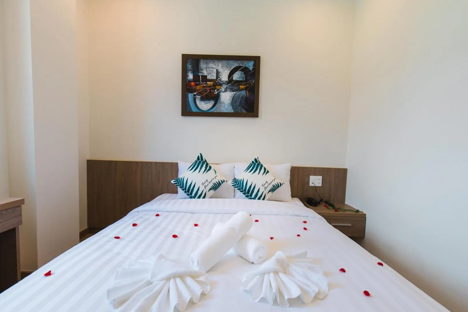 Bed in Ami Hotel Dalat