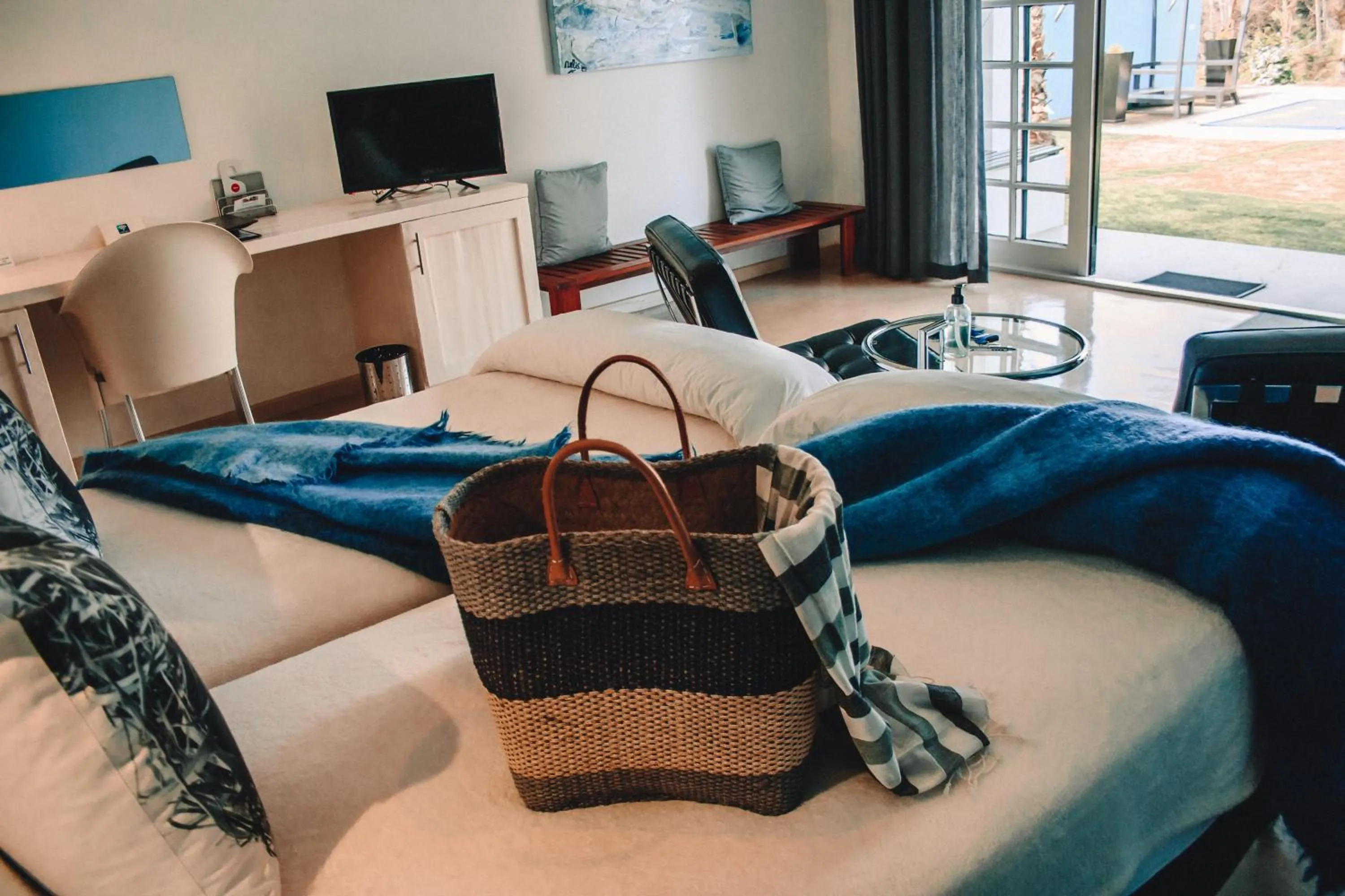 Garden view, Bed in Bloomestate Swellendam