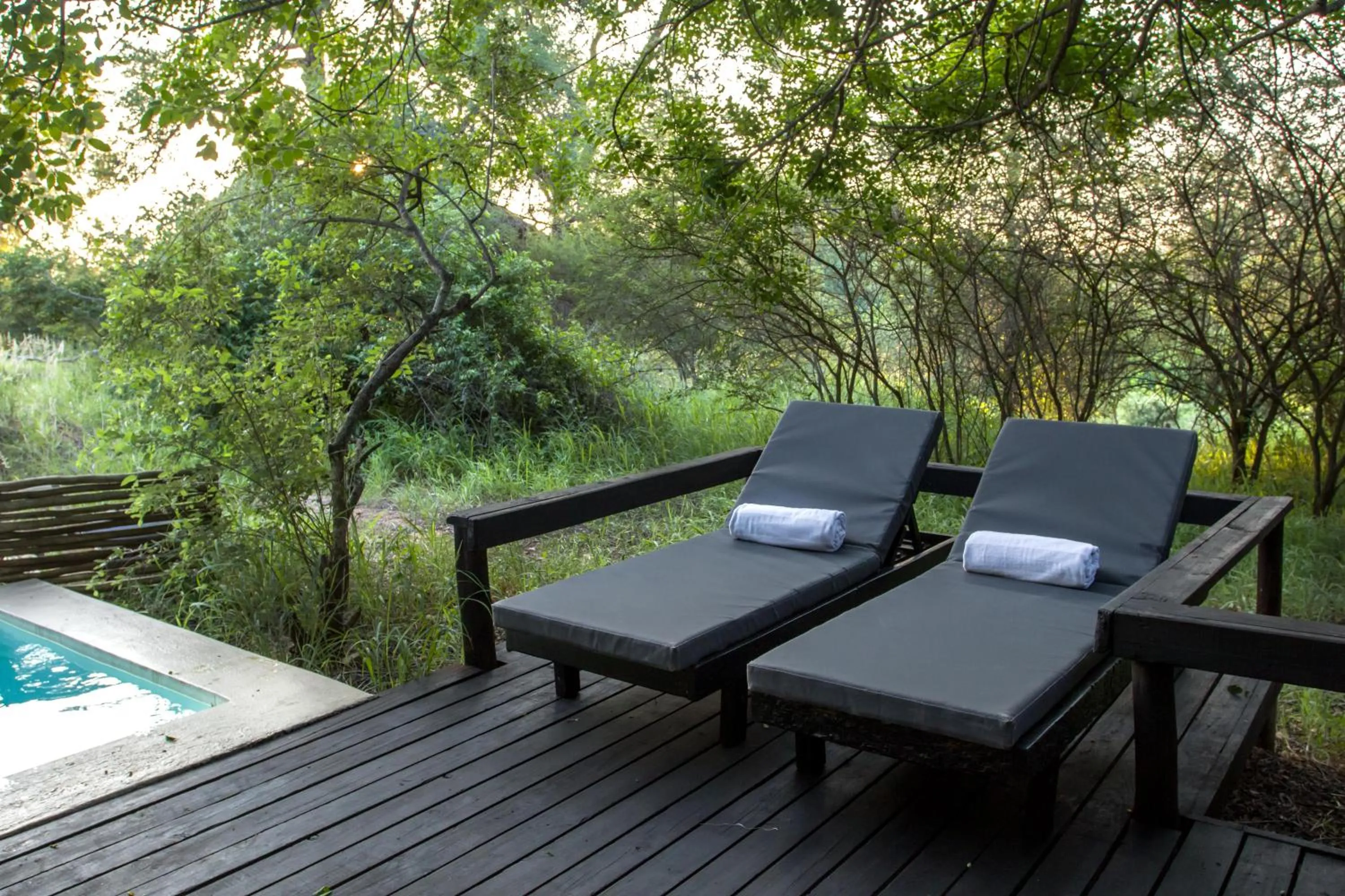Seating area in Ezulwini Game Lodges