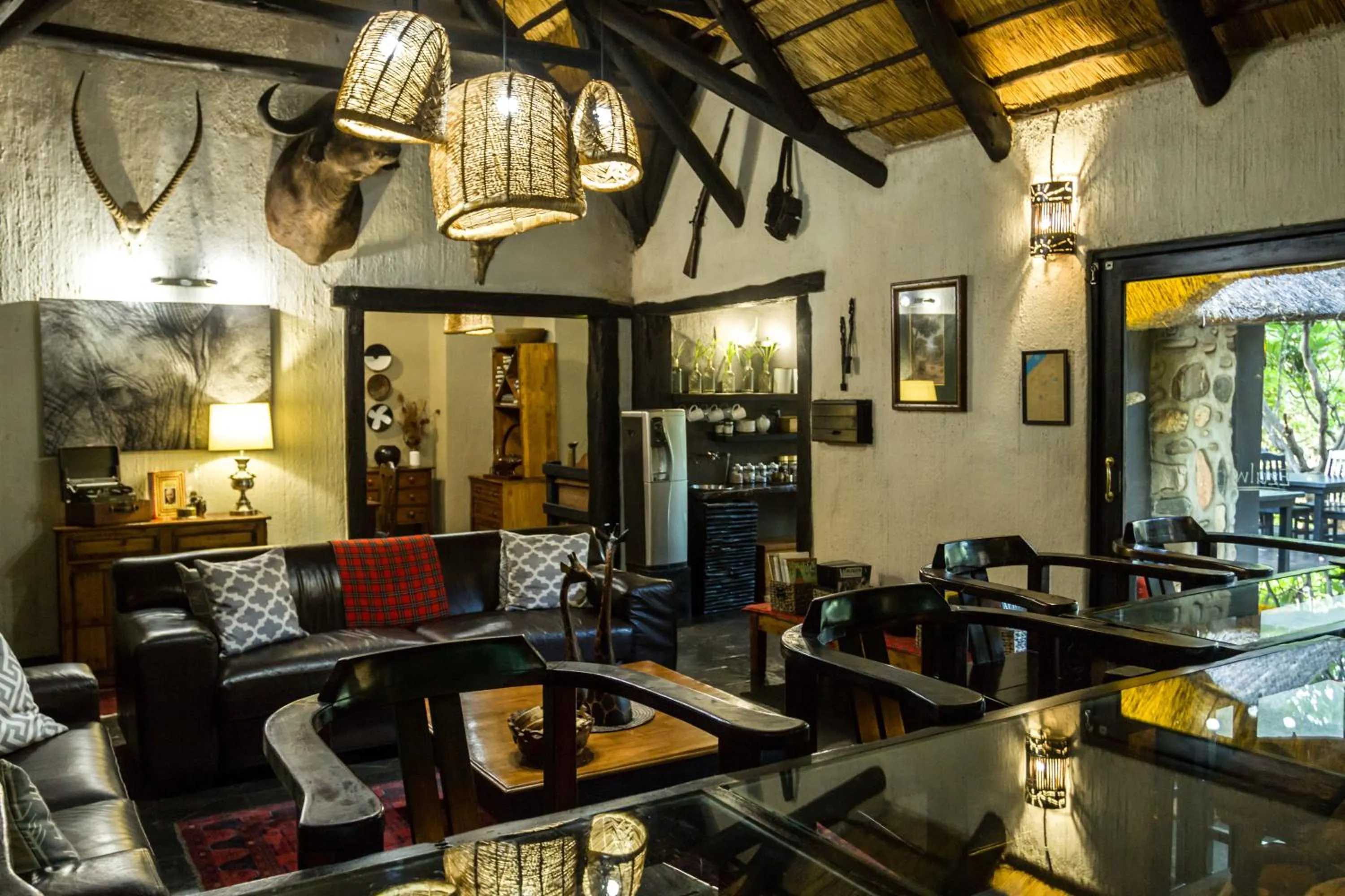 Seating area in Ezulwini Game Lodges