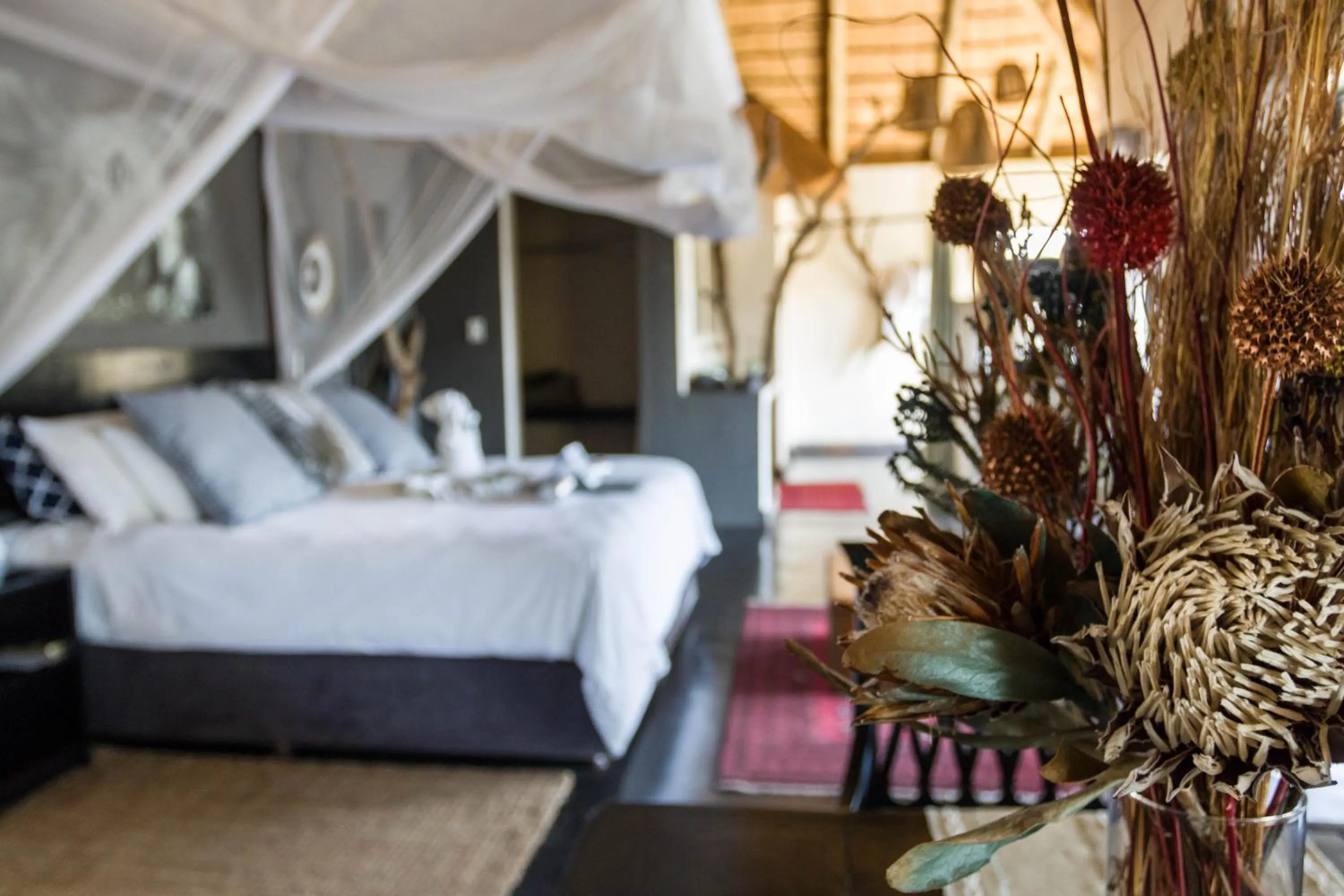 Bed in Ezulwini Game Lodges