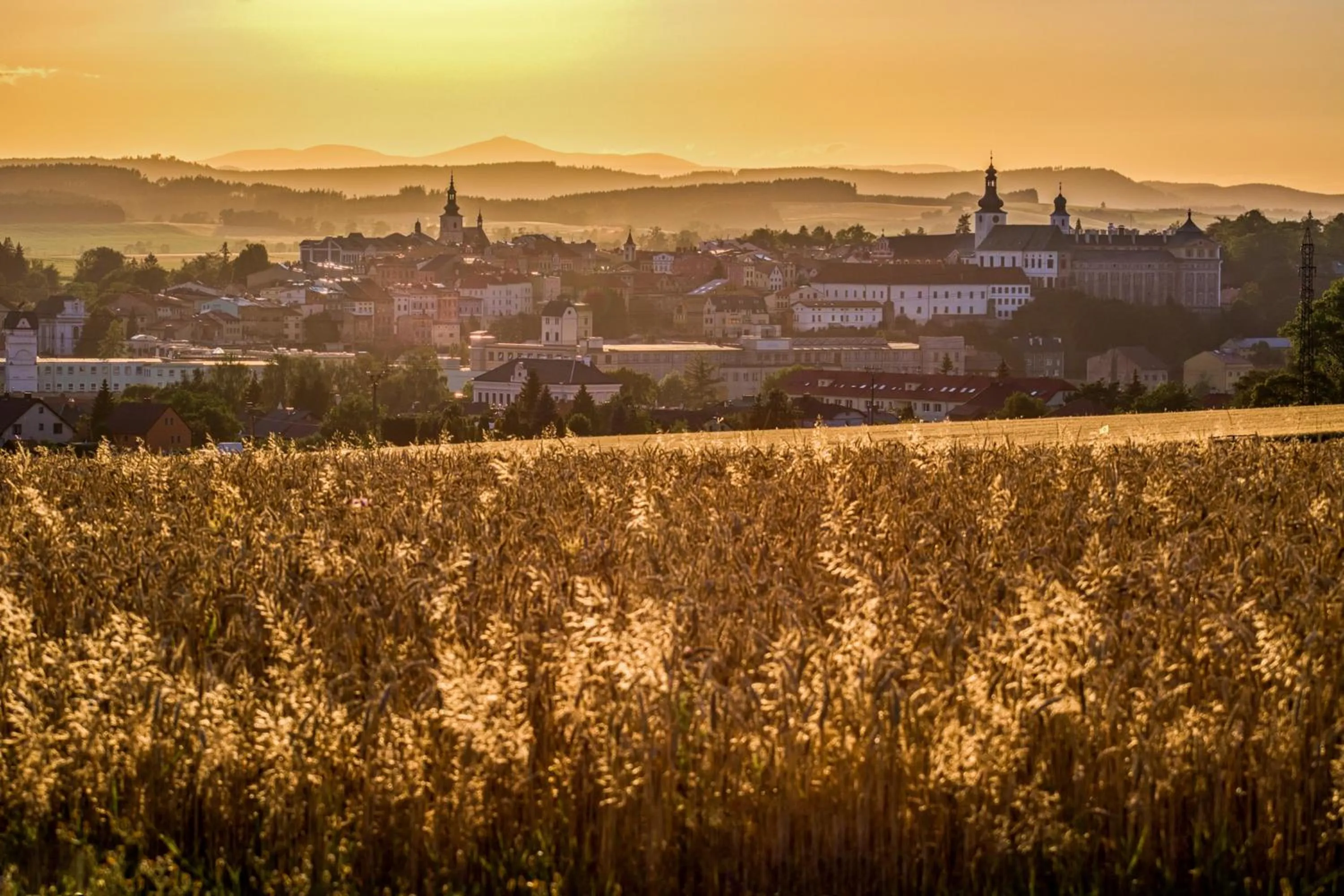 Natural landscape in Dům Hostů Klášter Broumov