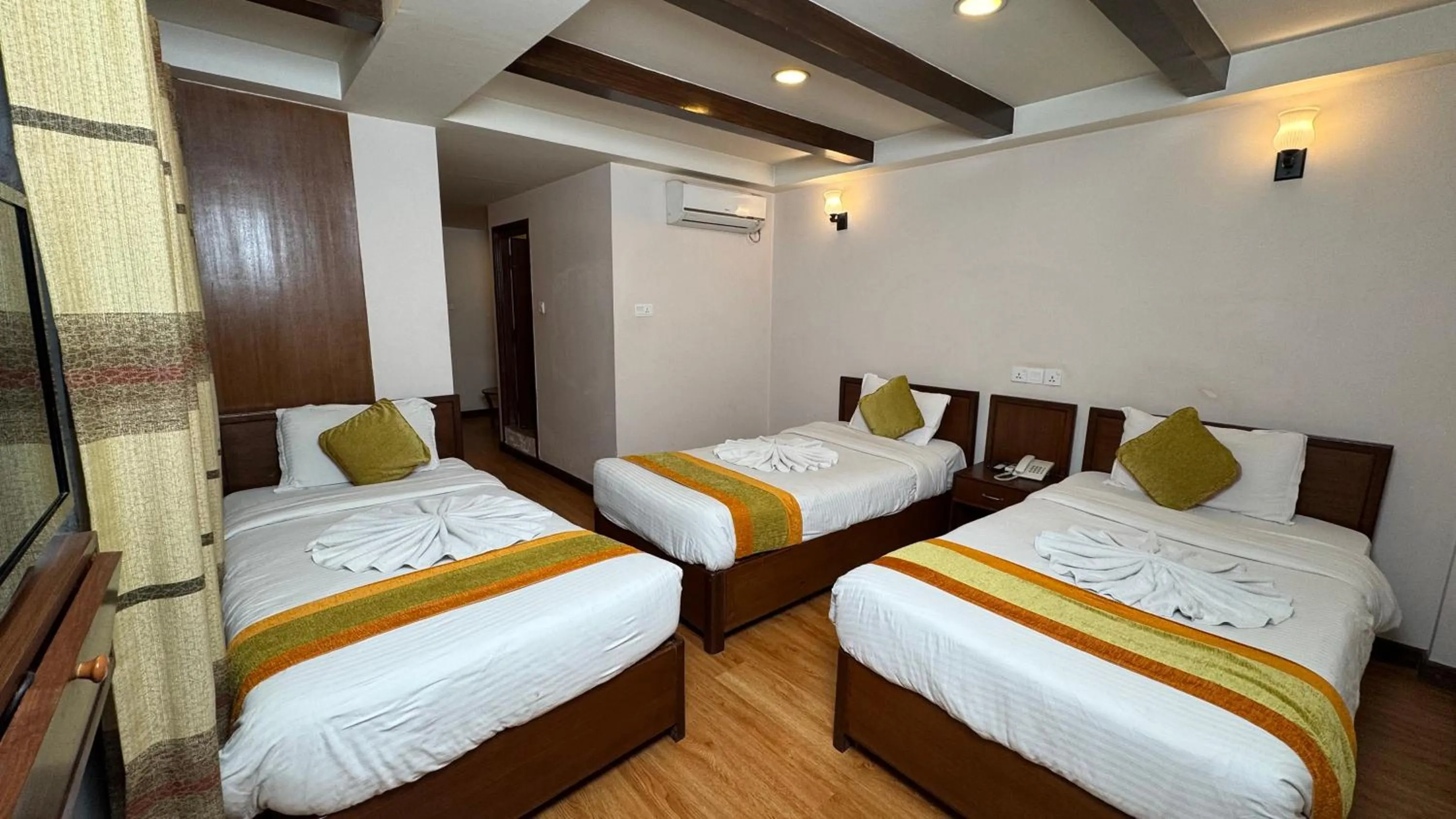 Photo of the whole room, Bed in Hotel Everest Nepal